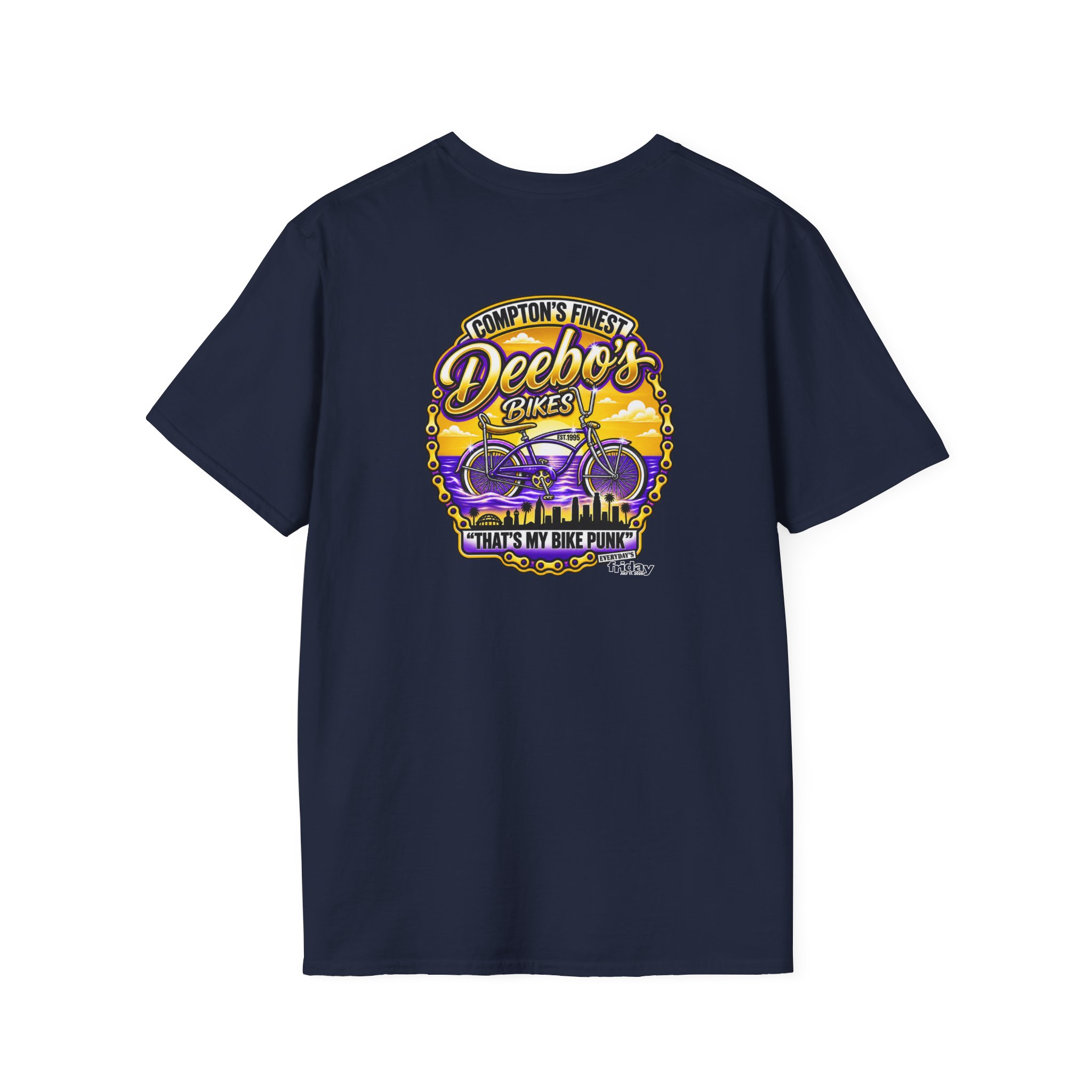 Ice Cube Deebo's Bikes Unisex Softstyle T-Shirt - Image 24