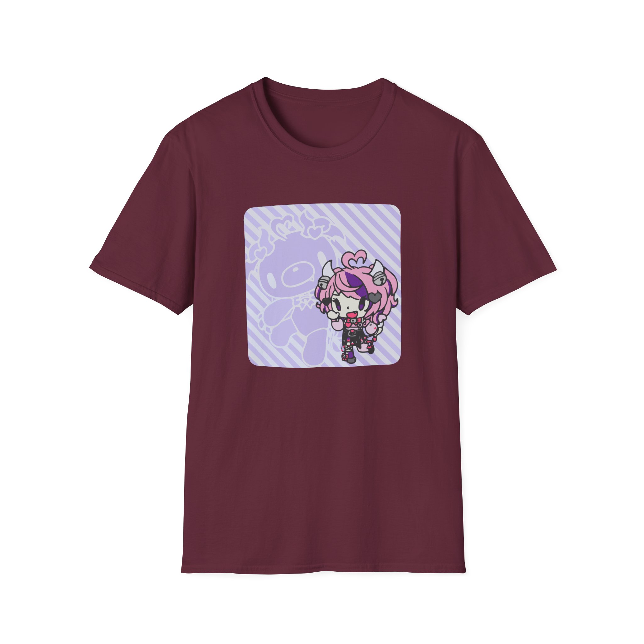 Ironmouse X Gloomy Bear Unisex Softstyle T-Shirt - Image 3