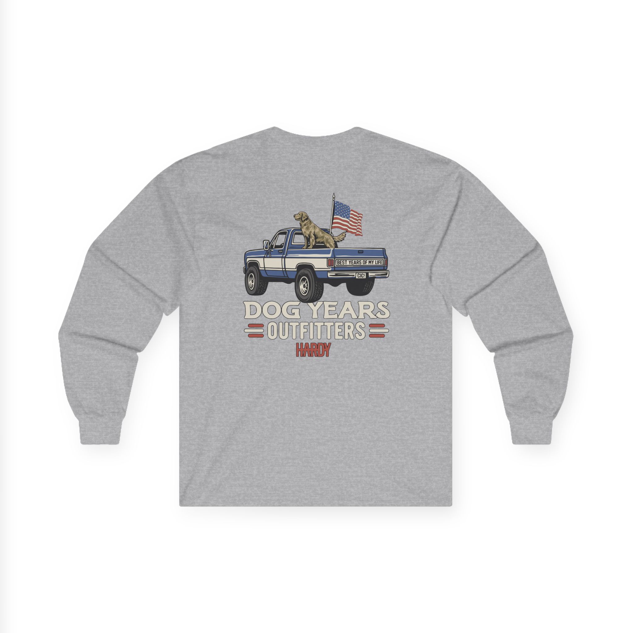 Hd dog years Unisex Ultra Cotton Long Sleeve Tee - Image 4