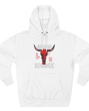 Gavin Adcock Ivory Steerhead Three-Panel Fleece Hoodie