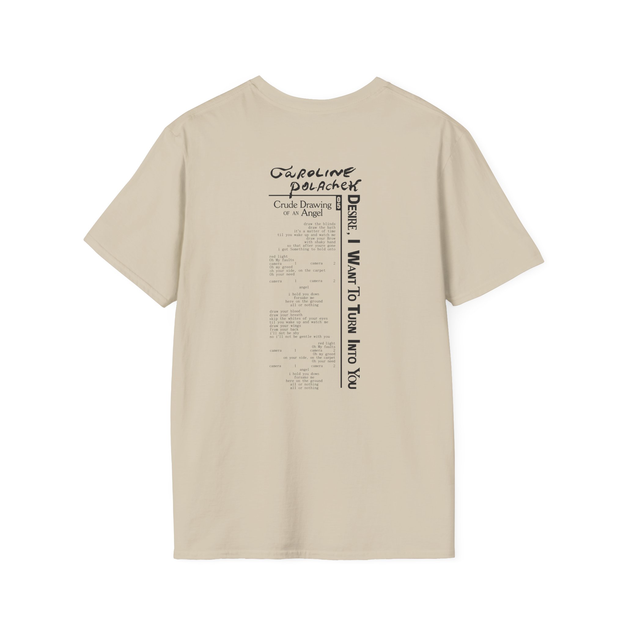 Caroline Polachek Crude Drawing Unisex Softstyle T-Shirt - Image 8