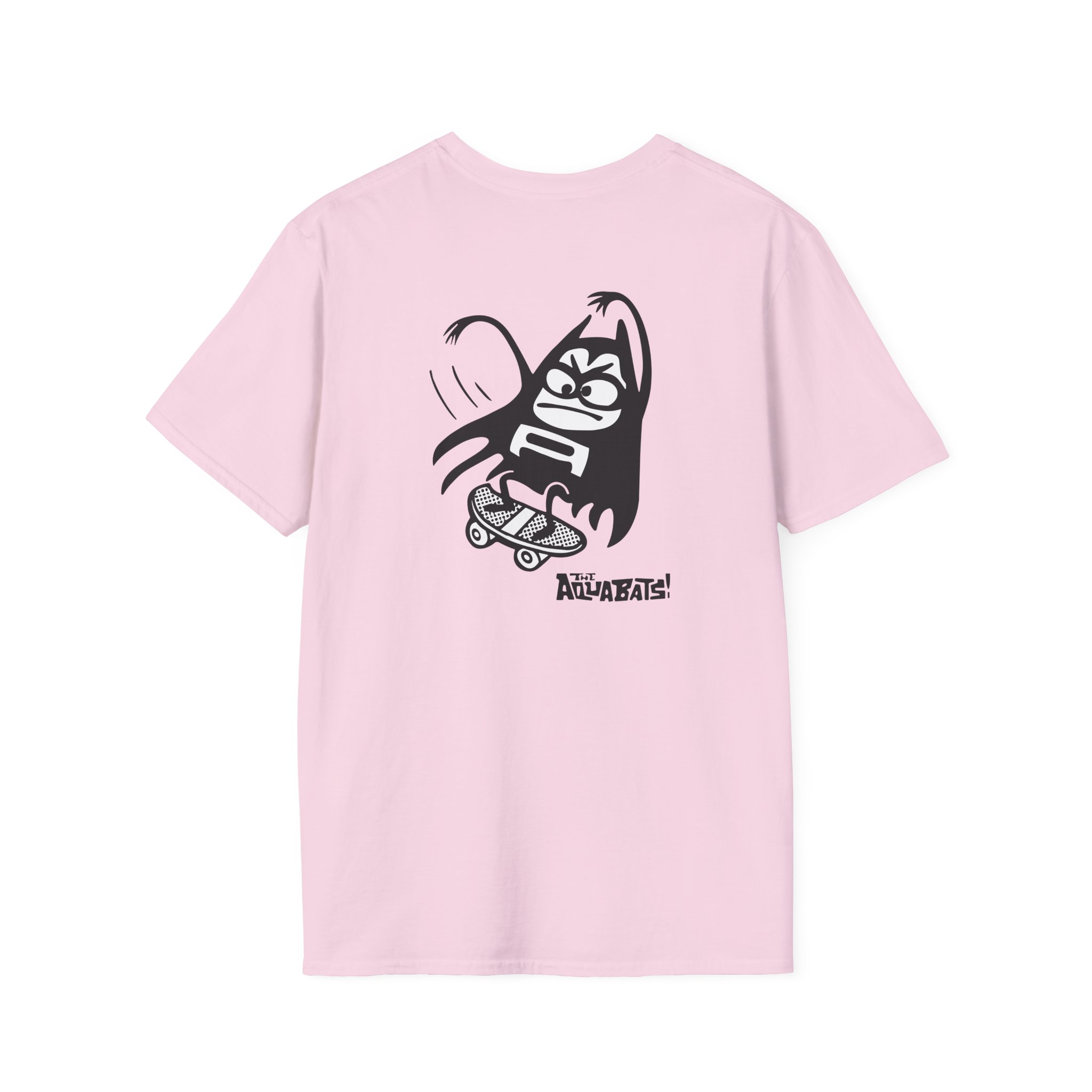 The Aquabats Lil Bat Skateboard Unisex Softstyle T-Shirt - Image 16