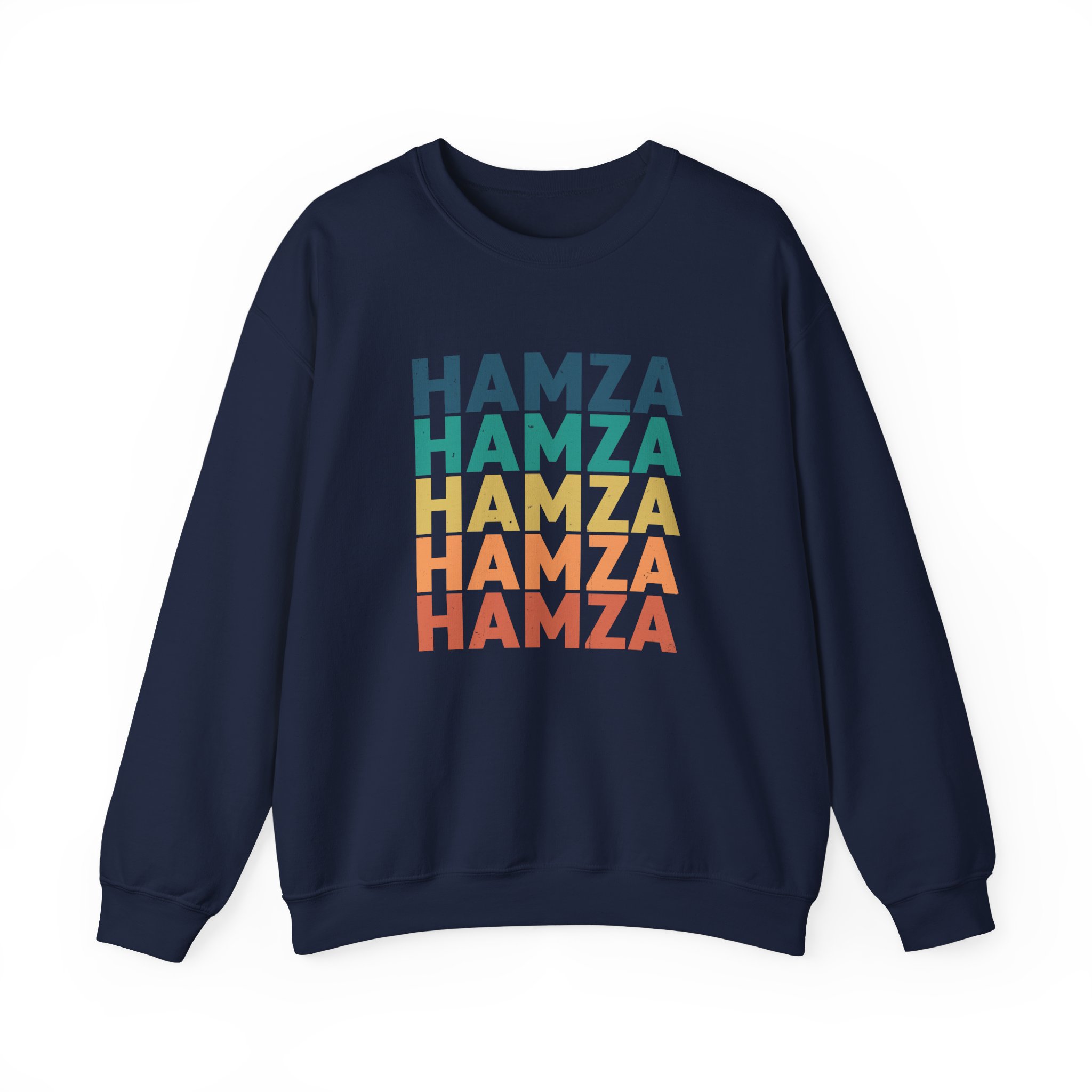 Hamza Name Unisex Heavy Blend™ Crewneck Sweatshirt - Image 17