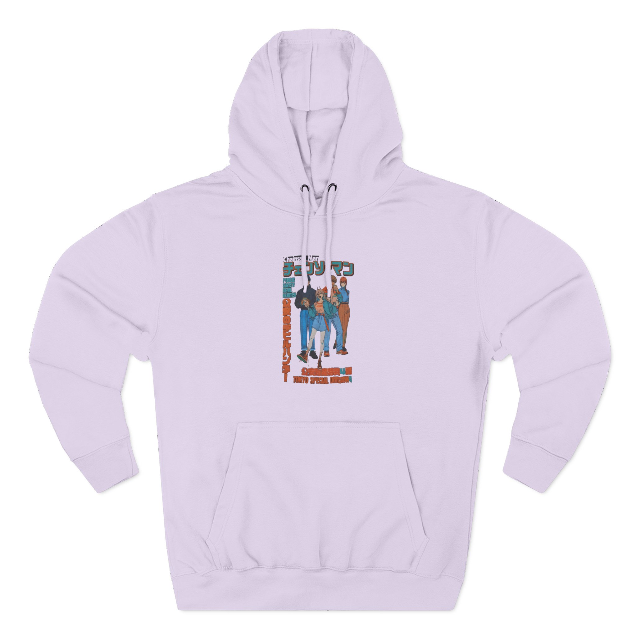 Chainsaw Man Group Three-Panel Fleece Hoodie - Image 9