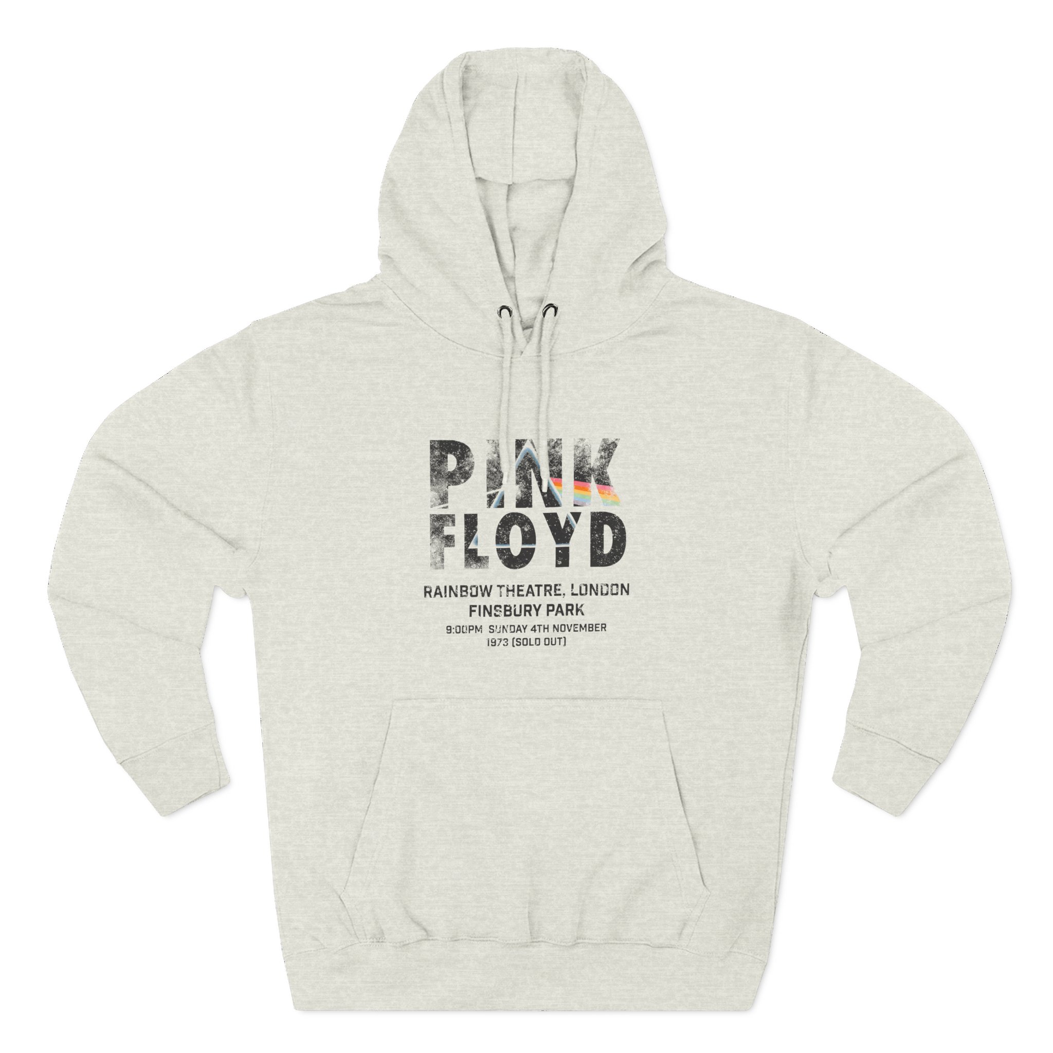 Pink Floyd Rainbow Three-Panel Fleece Hoodie - Image 9