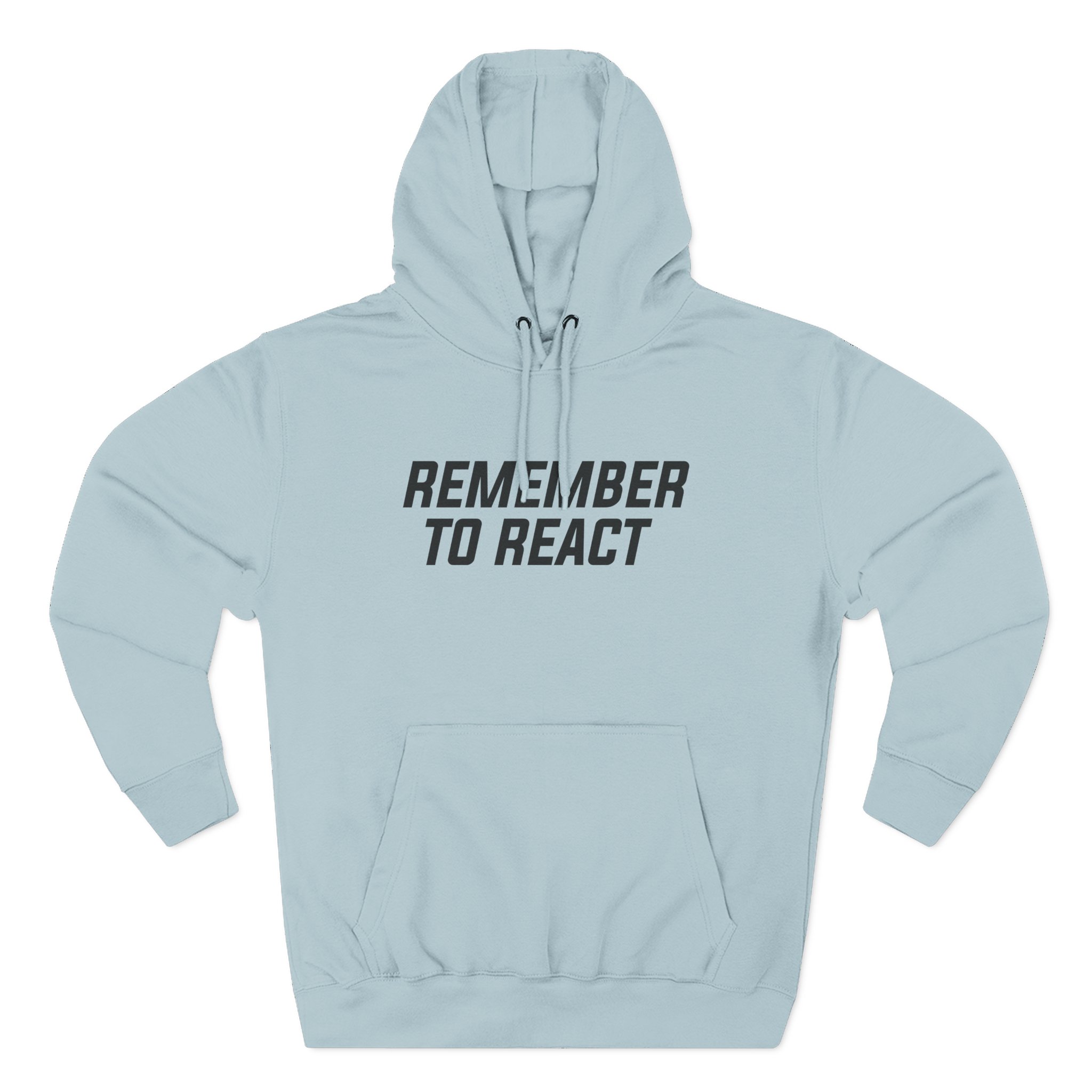 Jenny Holzer Remember to React Three-Panel Fleece Hoodie - Image 11