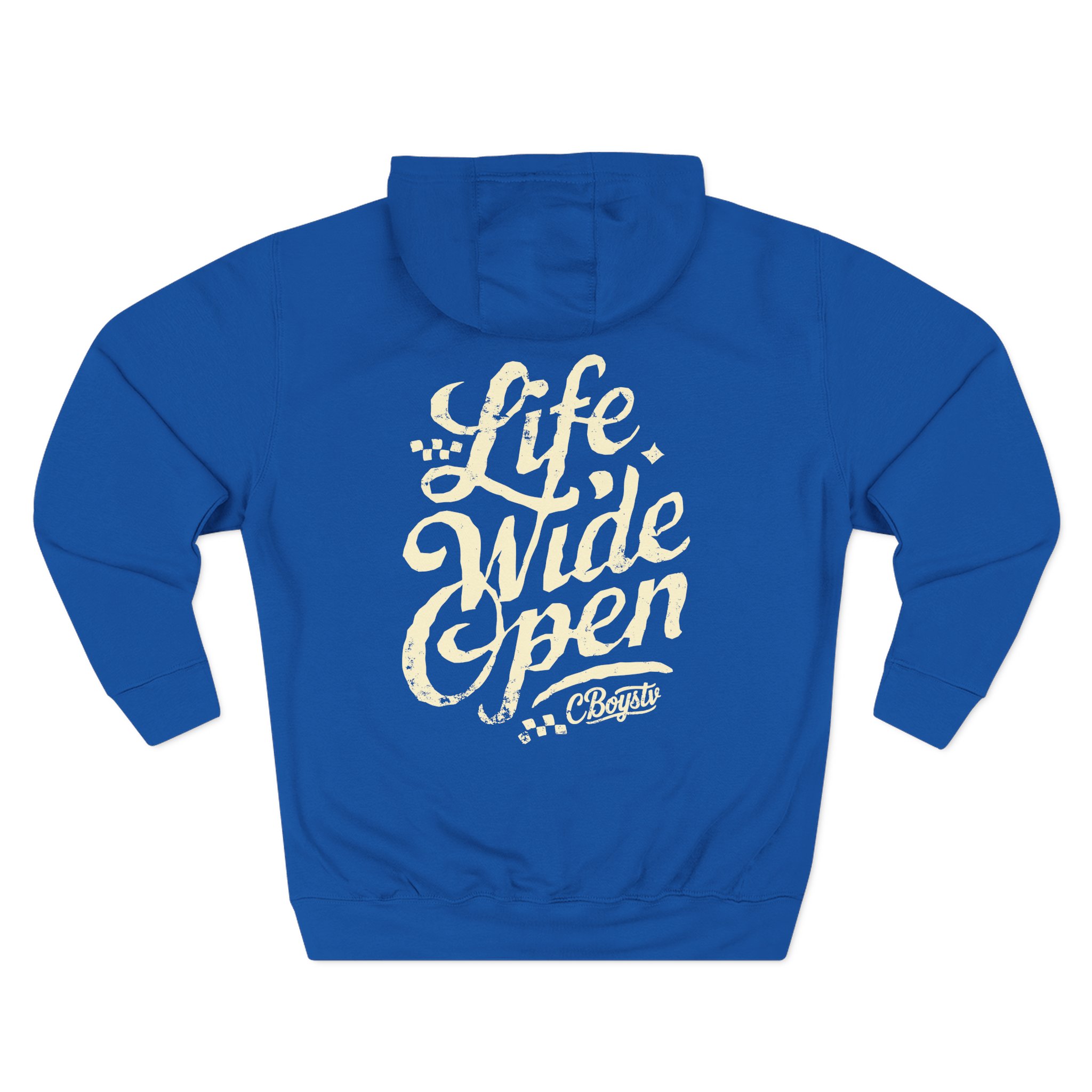 Cboystv Tan Script Three-Panel Fleece Hoodie - Image 10