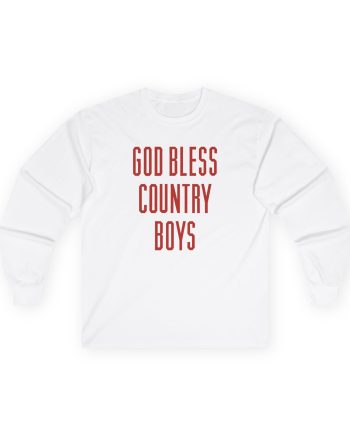 Hd God Bless Country Boys Unisex Ultra Cotton Long Sleeve Tee