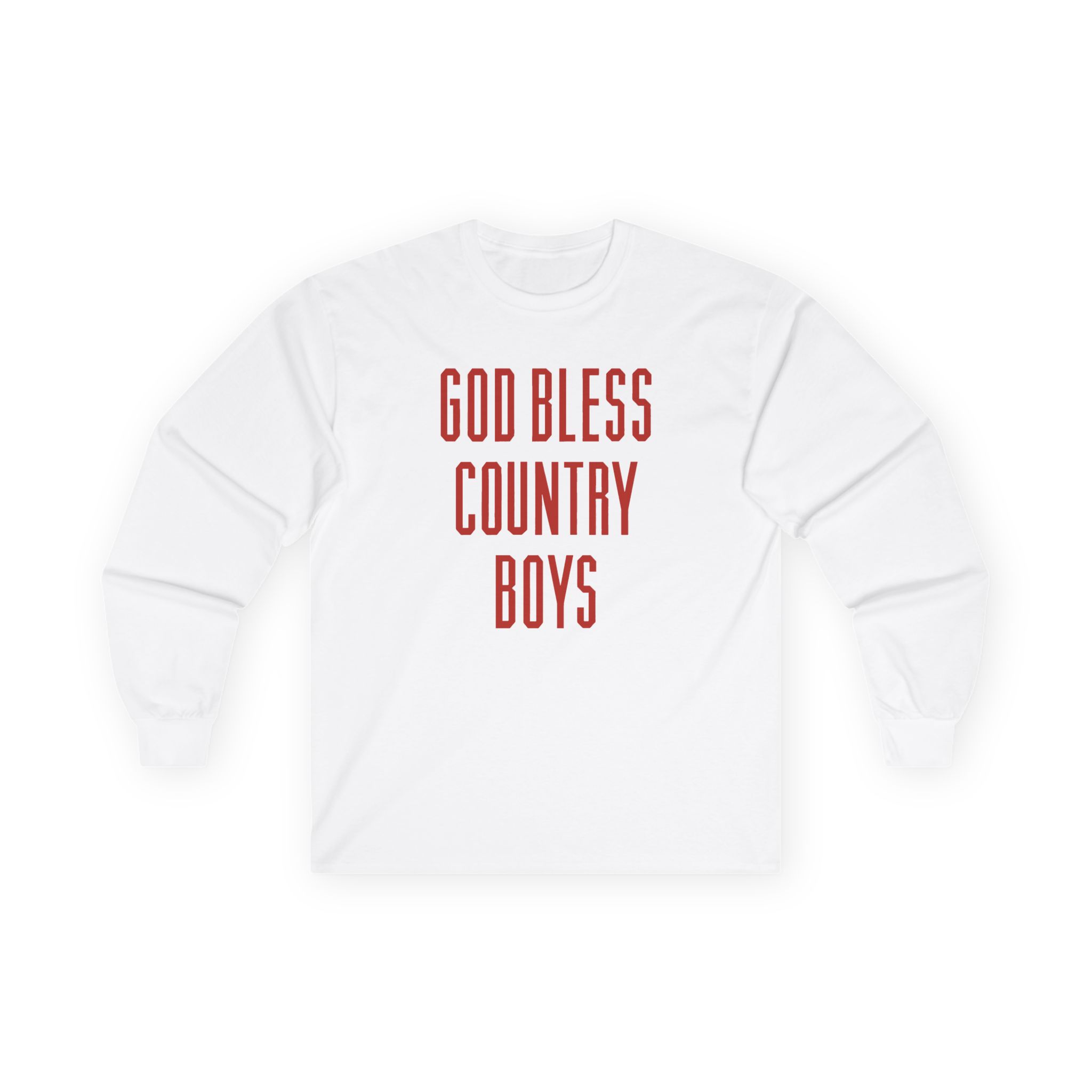 Hd God Bless Country Boys Unisex Ultra Cotton Long Sleeve Tee