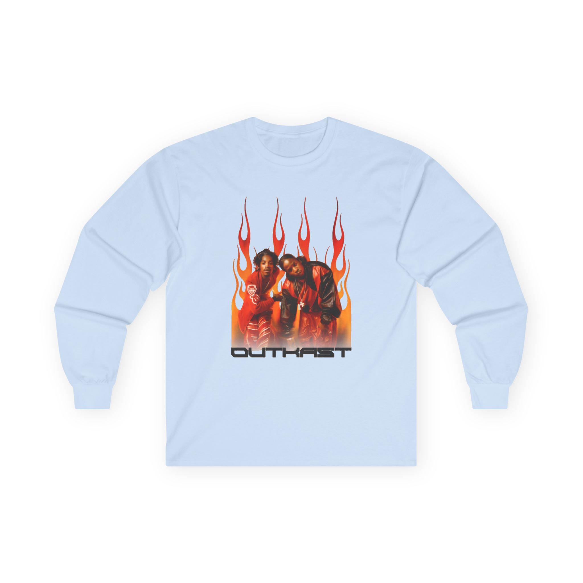 Outkast Flames Unisex Ultra Cotton Long Sleeve Tee - Image 11