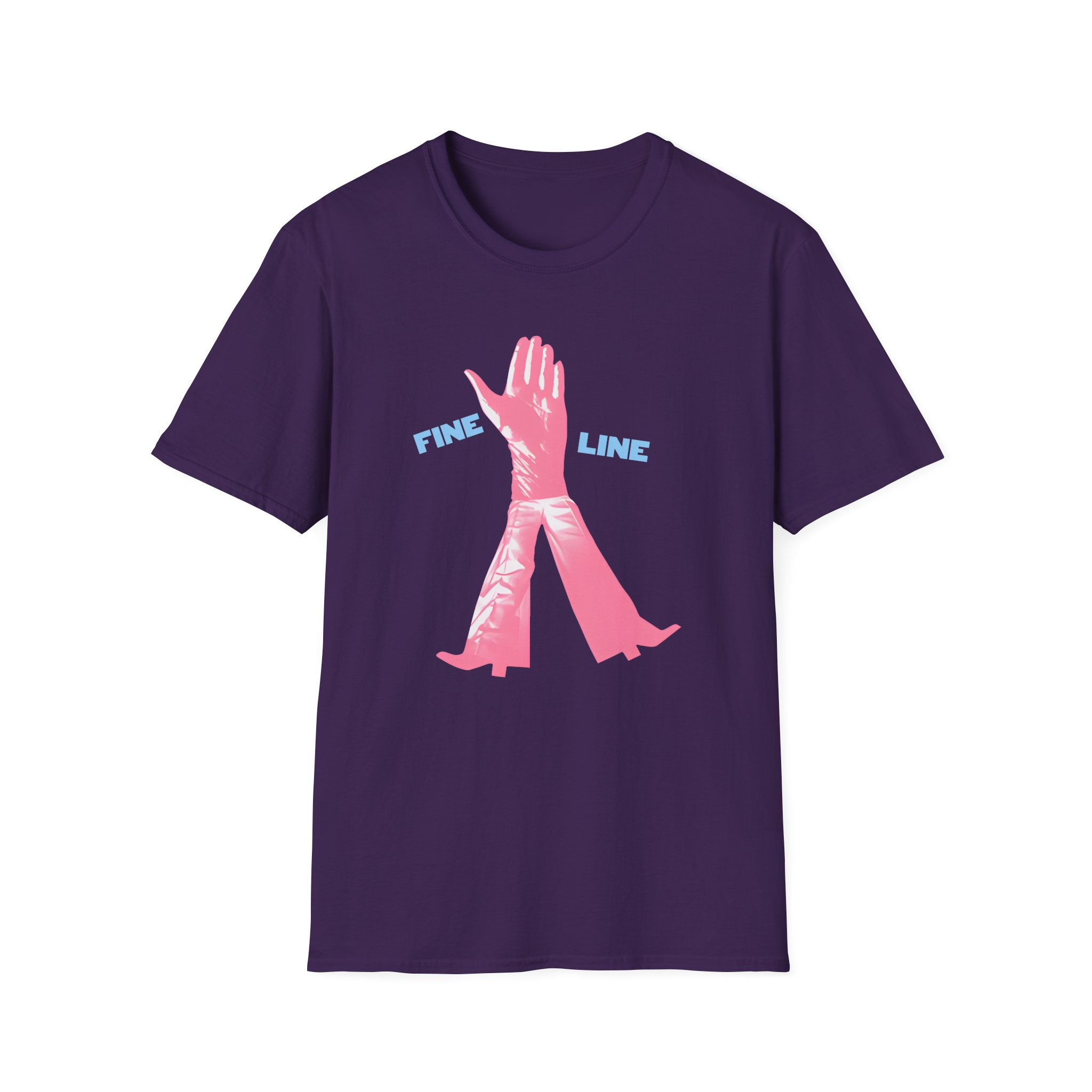 Love on Tour Fine Line Unisex Softstyle T-Shirt - Image 17