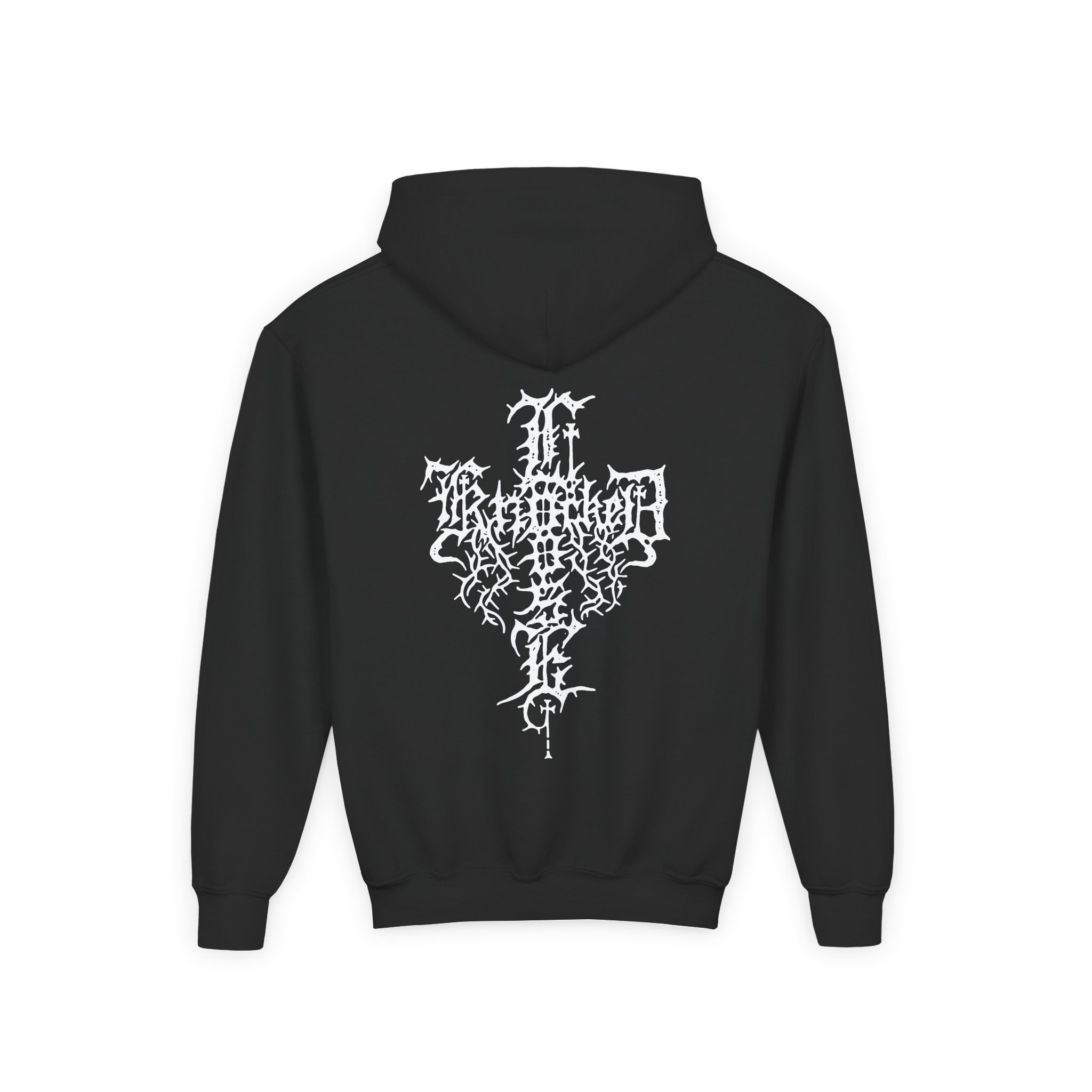 Knocked Loose Horse Cross Youth Heavy Blend Hooded Sweatshirt - Image 2