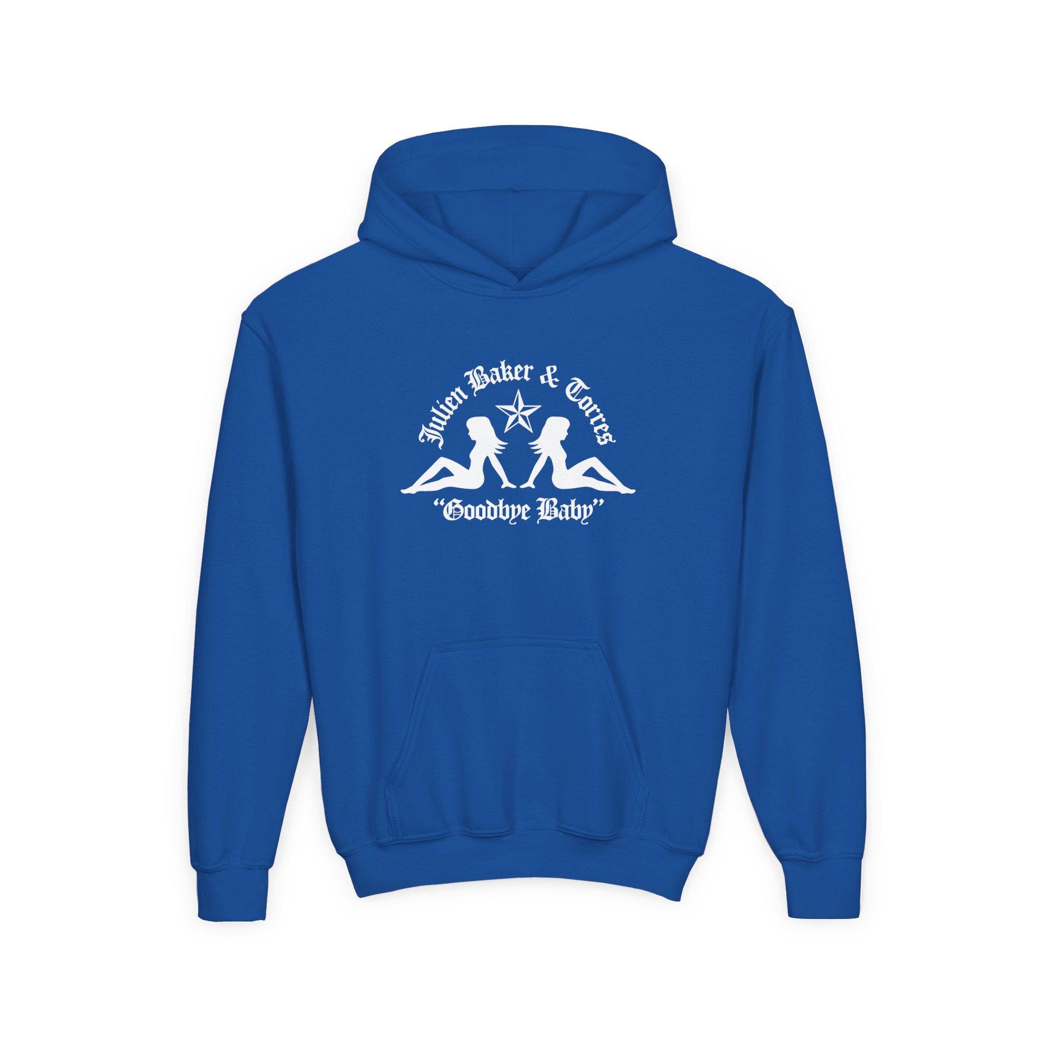 Julien Baker Goodbye Baby Youth Heavy Blend Hooded Sweatshirt - Image 9