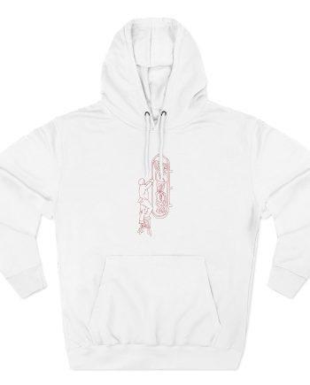 Djo The Crux Sign Ringer Three-panel Fleece Hoodie