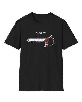 Chainsaw Man Flaming Unisex Softstyle T-Shirt
