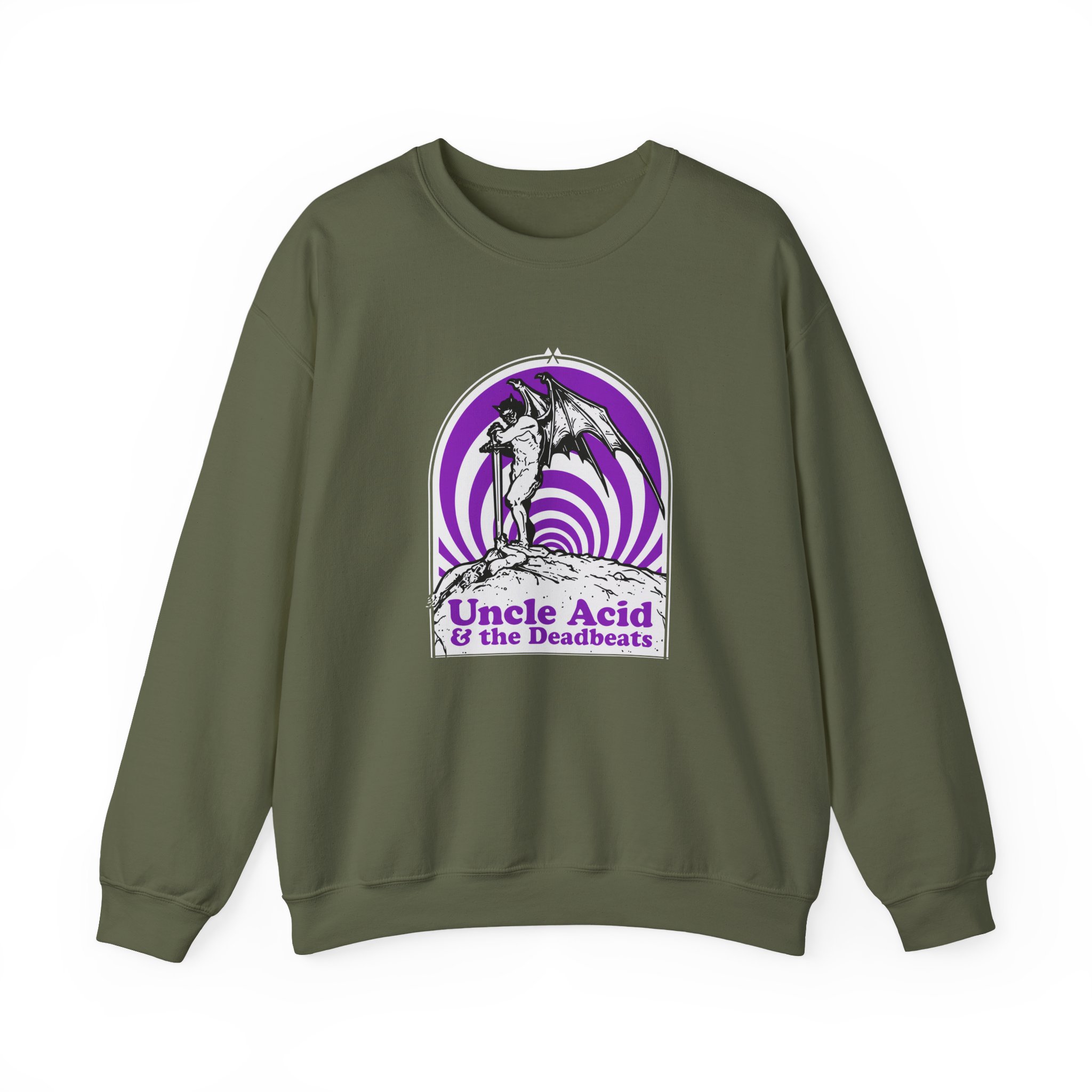 Deadbeats & Uncle Acid Unisex Heavy Blend™ Crewneck Sweatshirt - Image 7
