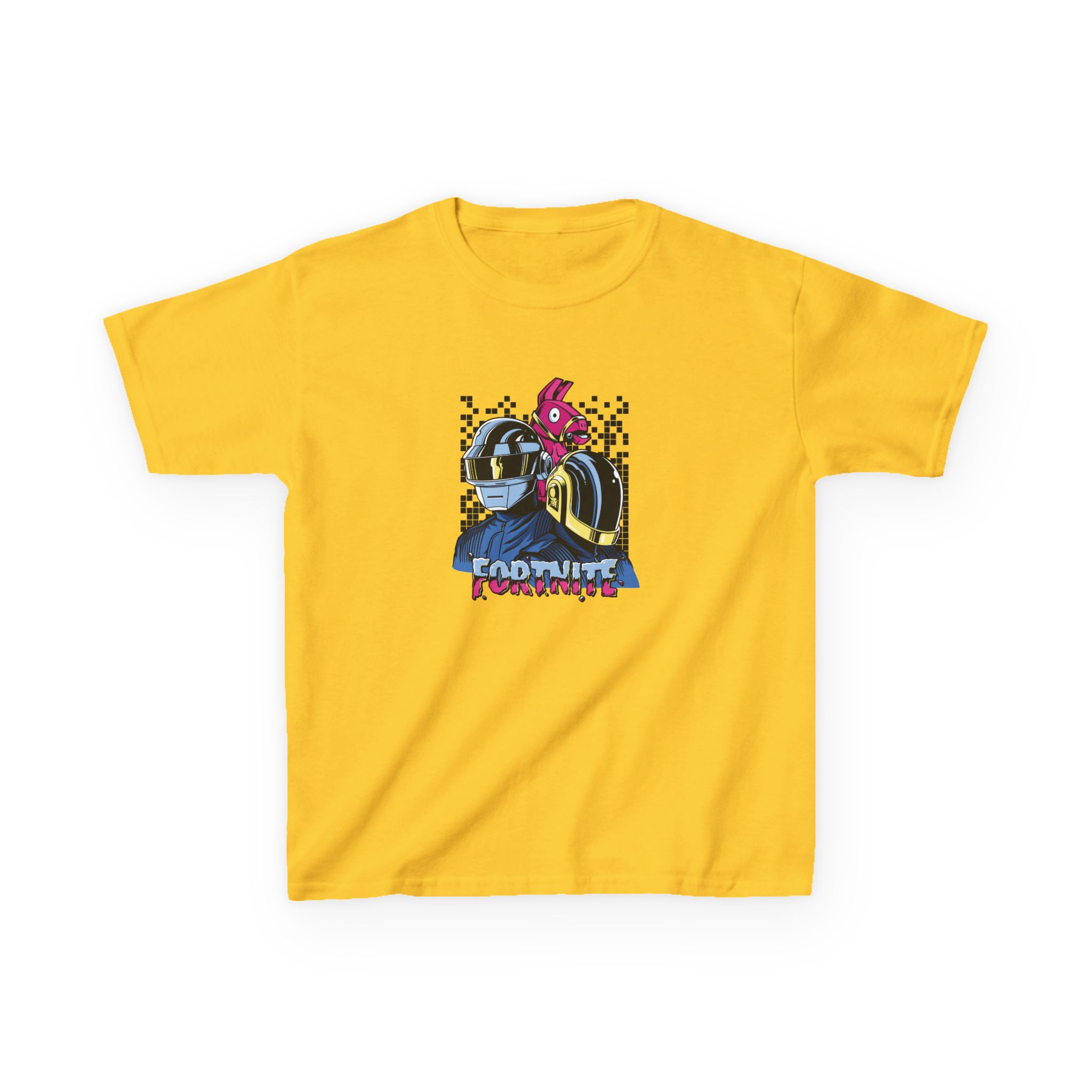 Kids Daft Punk Fortnite X Daft Punk Long Heavy Cotton™ Tee - Image 7