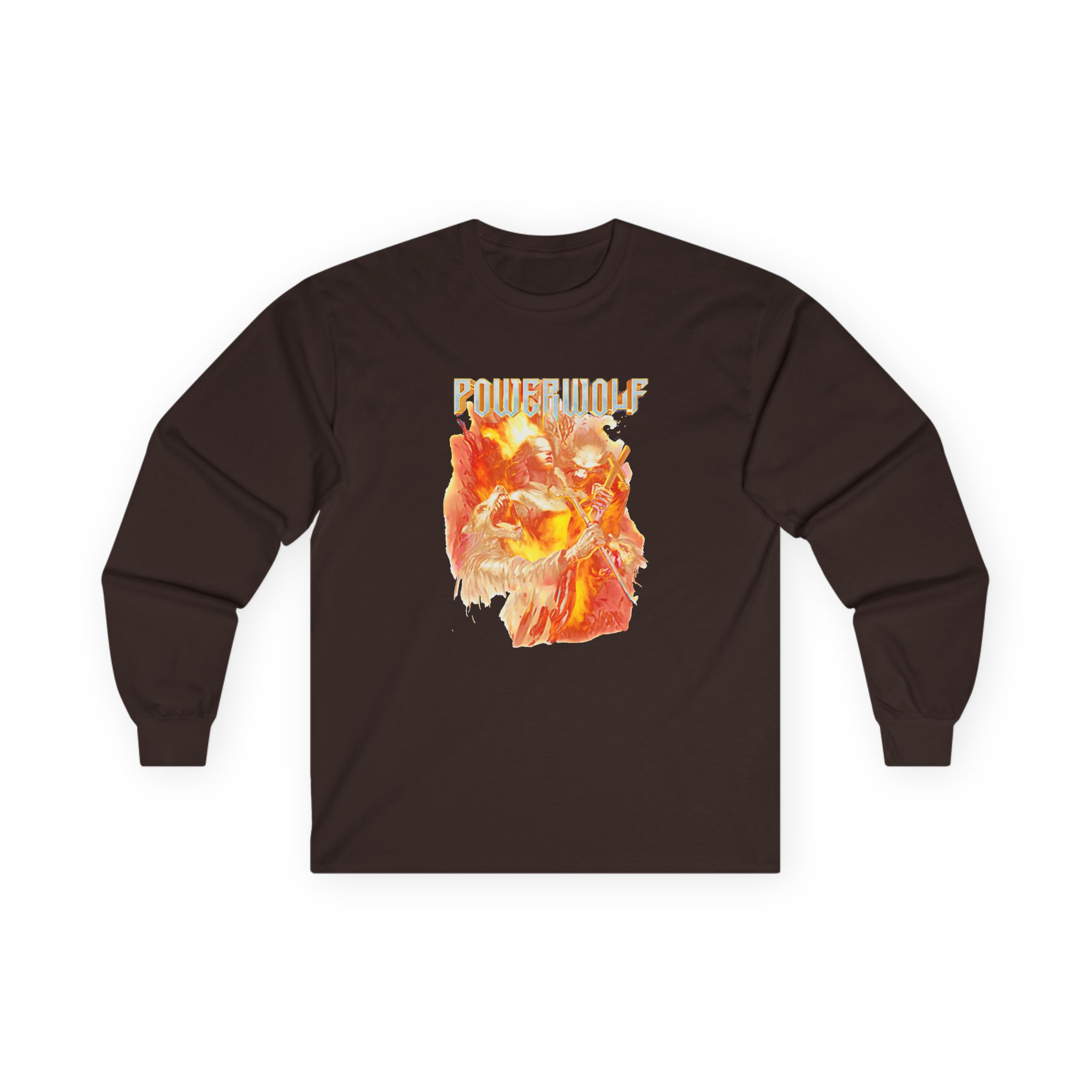 Powerwolf Joan of Arc Unisex Ultra Cotton Long Sleeve Tee - Image 3