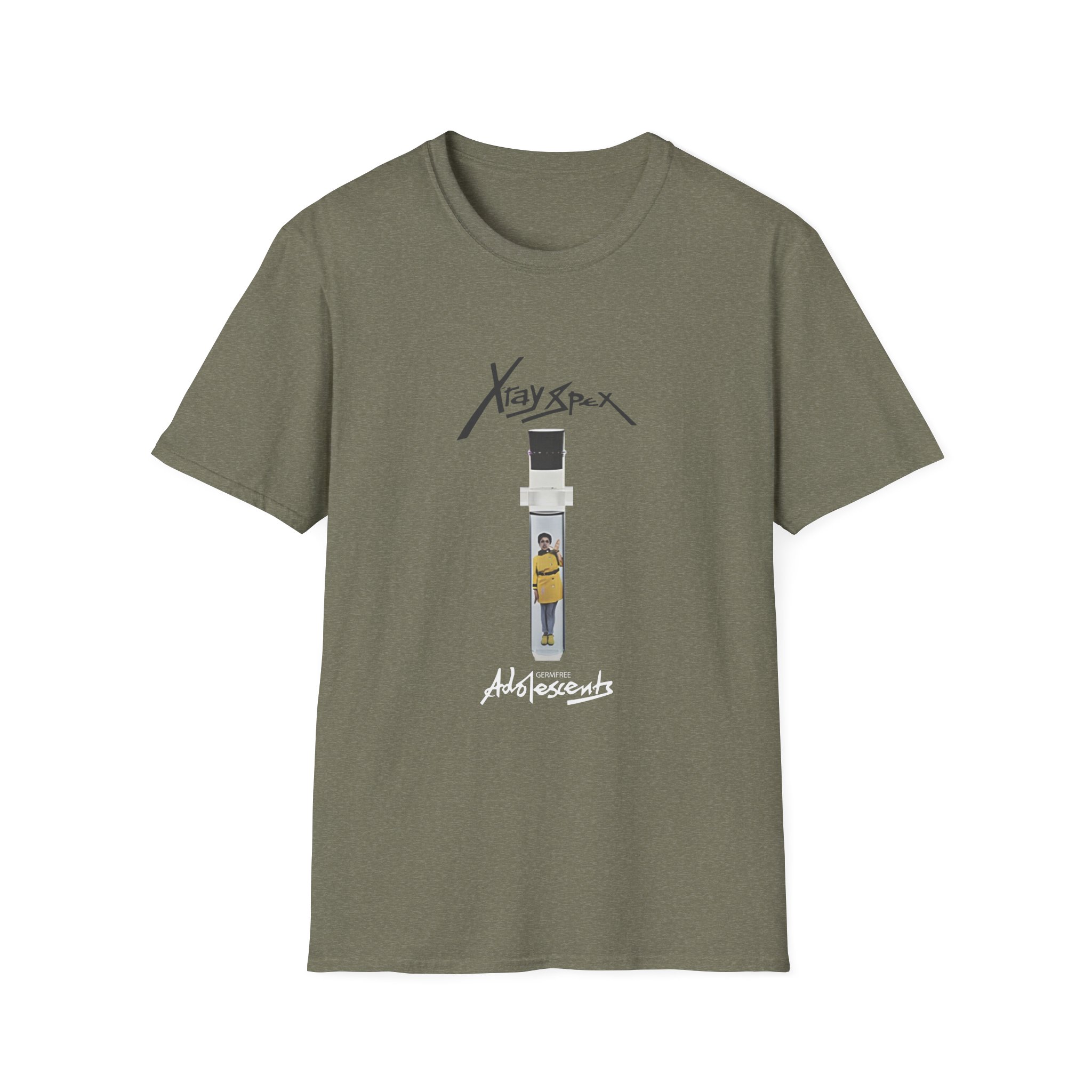 X-ray Spex Germ Free Single Tube Unisex Softstyle T-Shirt - Image 9