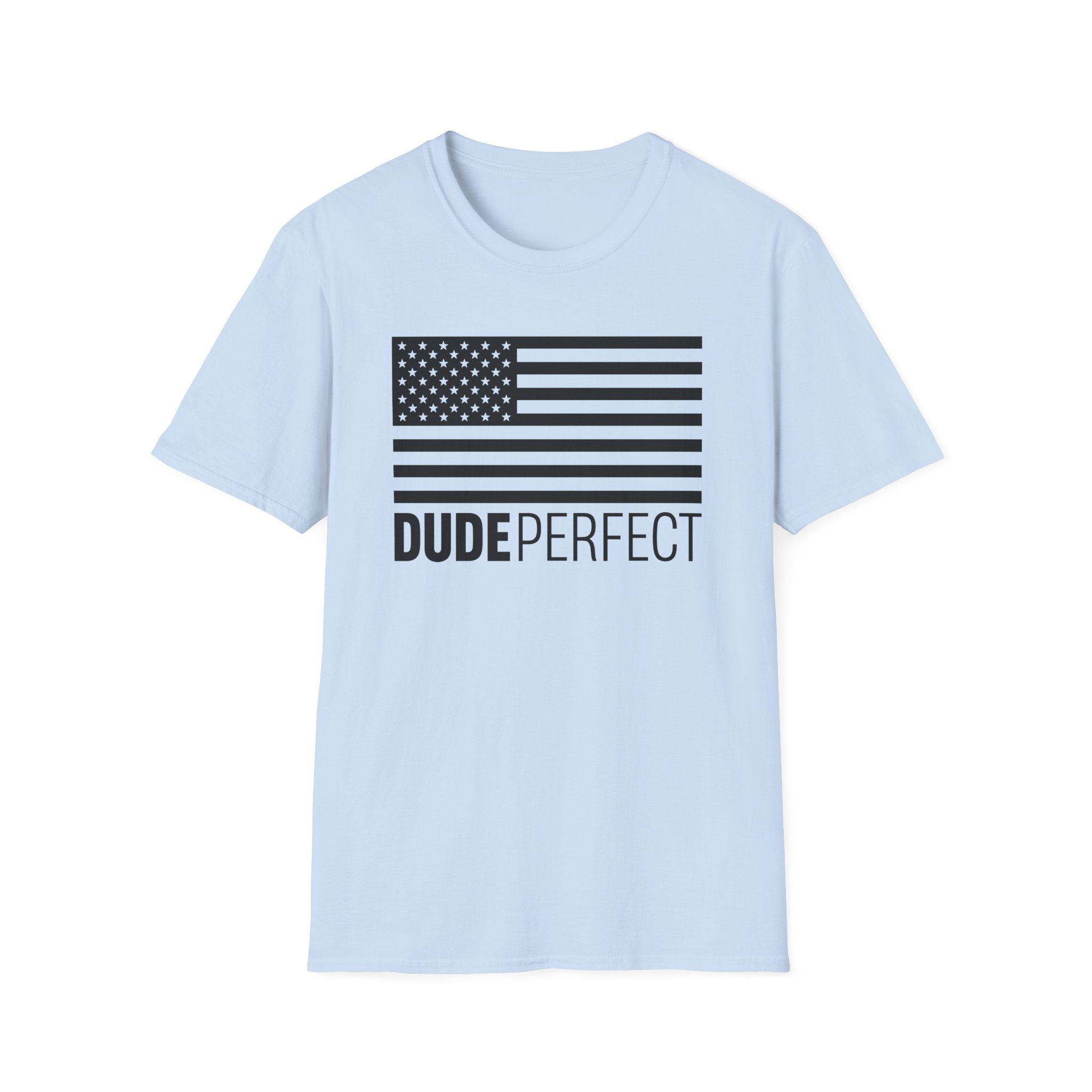 Dude Perfect Tonal Flag Unisex Softstyle T-Shirt - Image 9