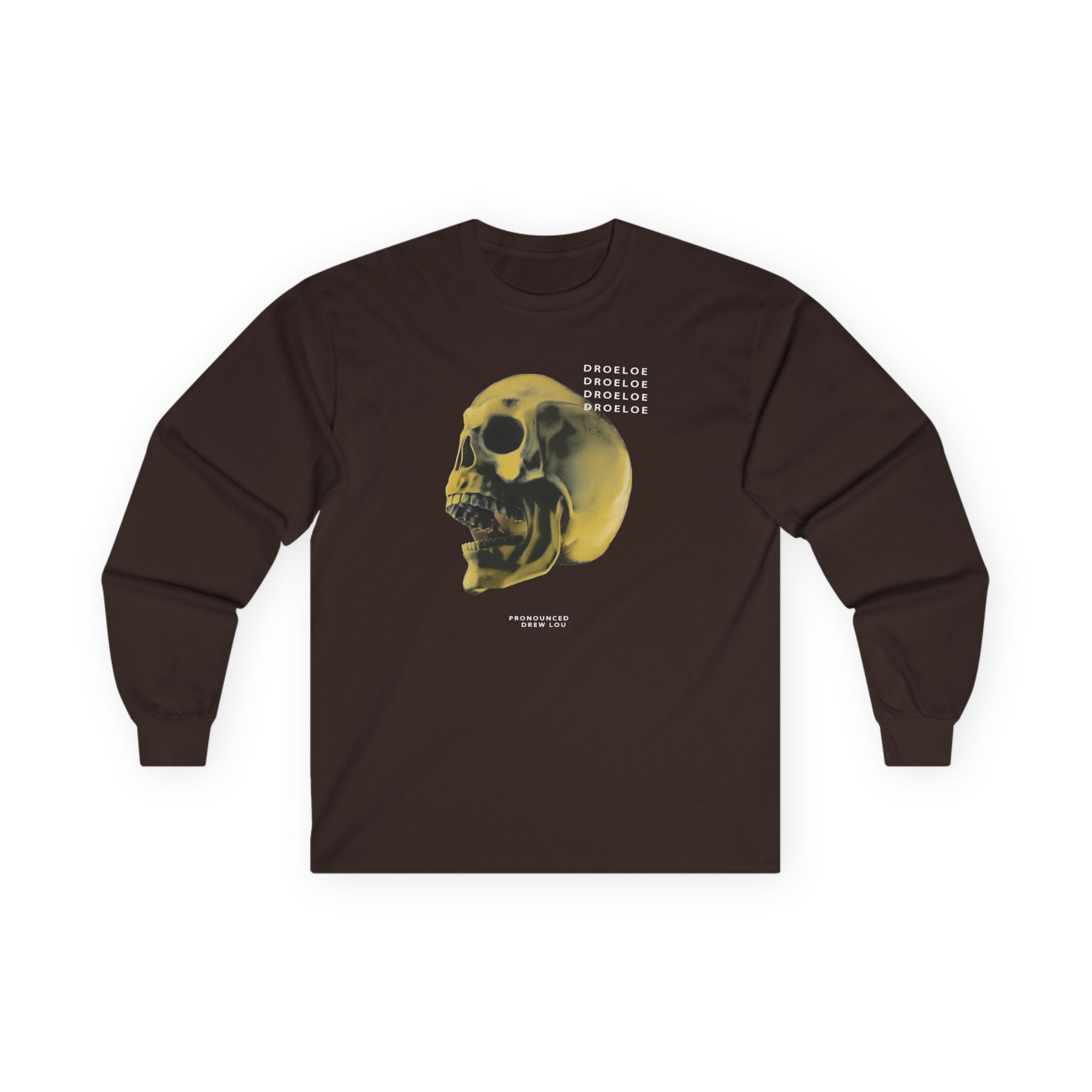 Deadbeats Gold Skull Unisex Ultra Cotton Long Sleeve Tee - Image 3
