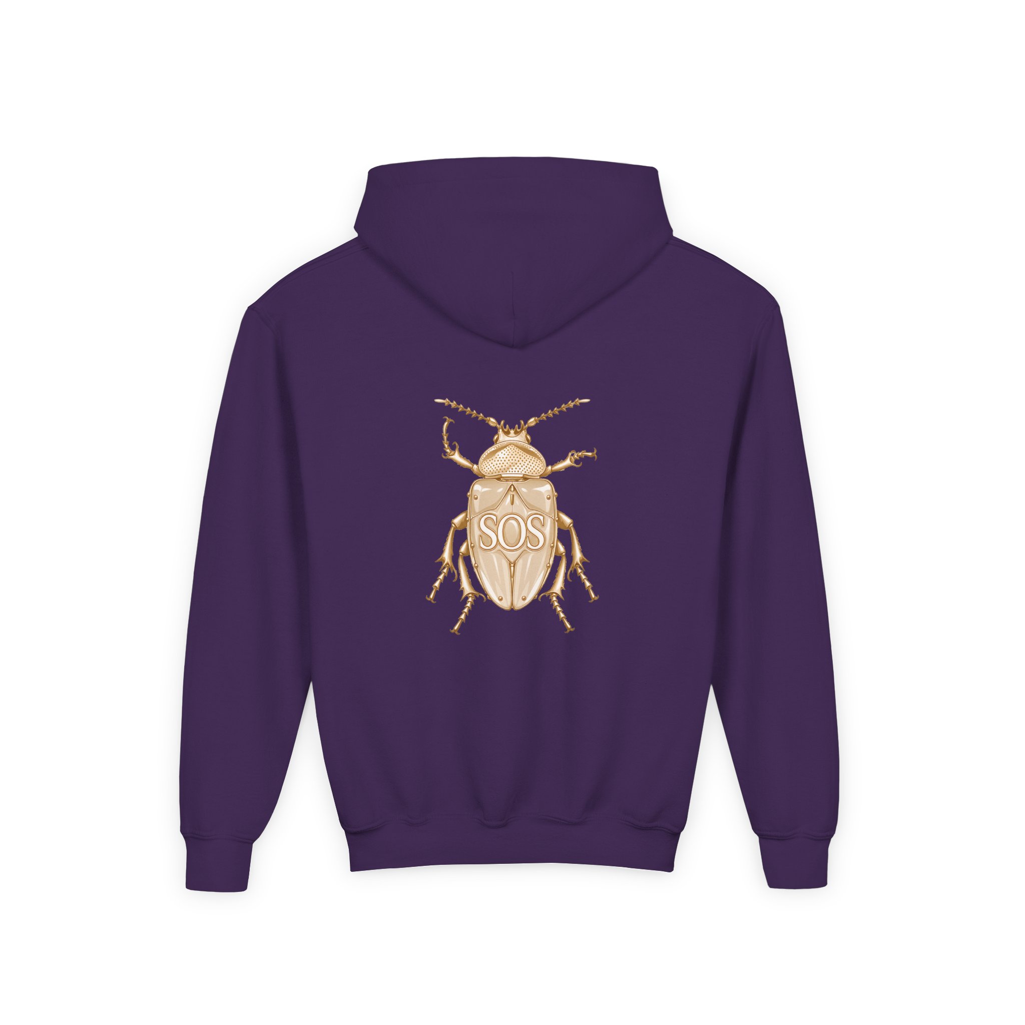 Sza Sos Deluxe Beetle Youth Heavy Blend Hooded Sweatshirt - Image 10