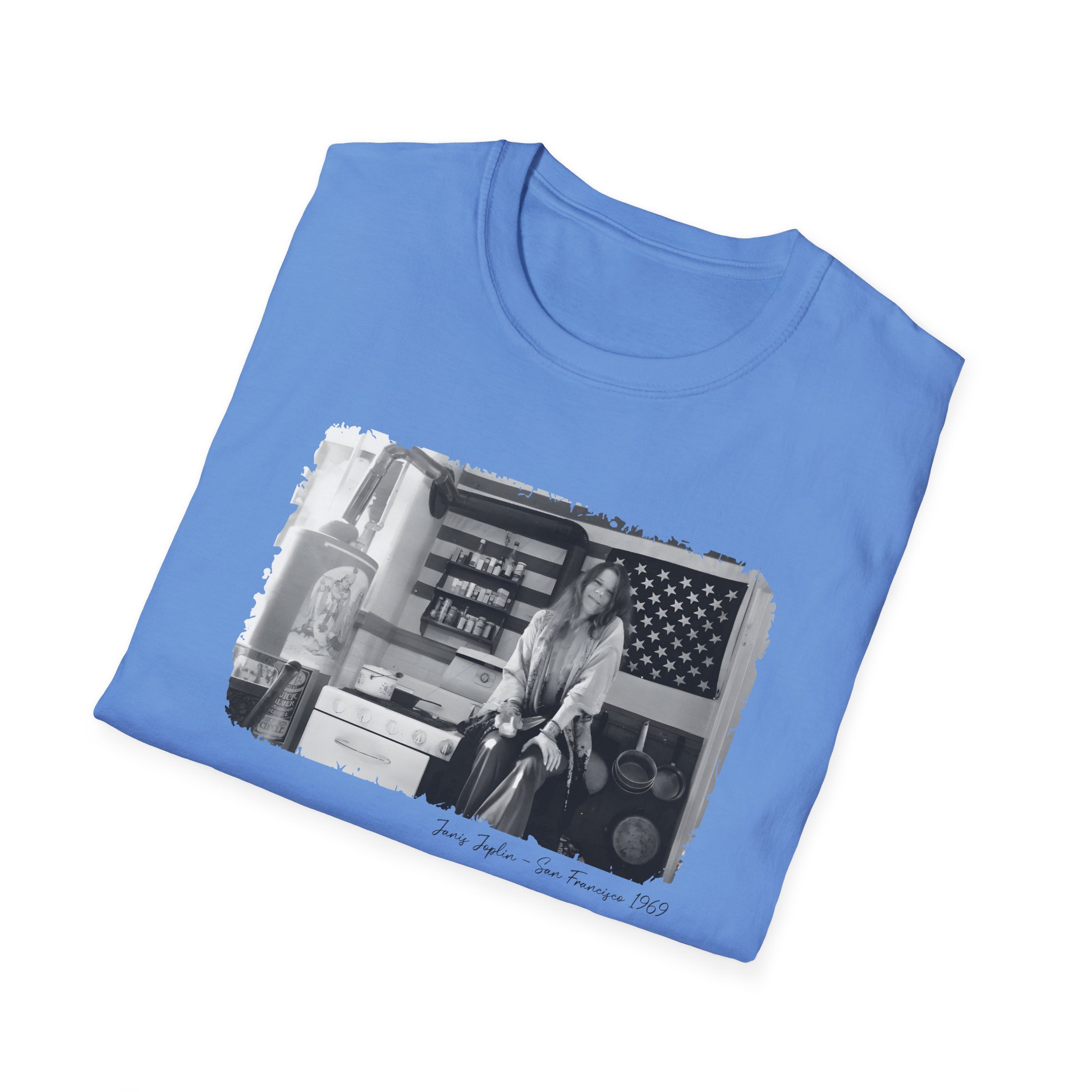 Janis in the Kitchen Unisex Softstyle T-Shirt - Image 40