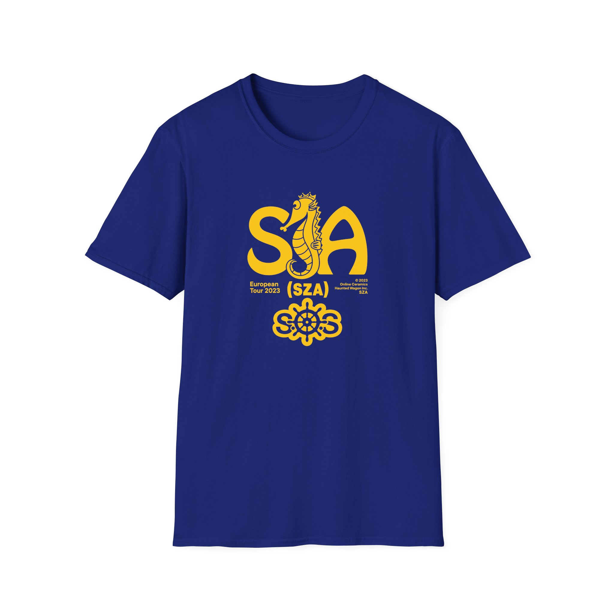 Sza Sos Seahouse Tour Unisex Softstyle T-Shirt - Image 13