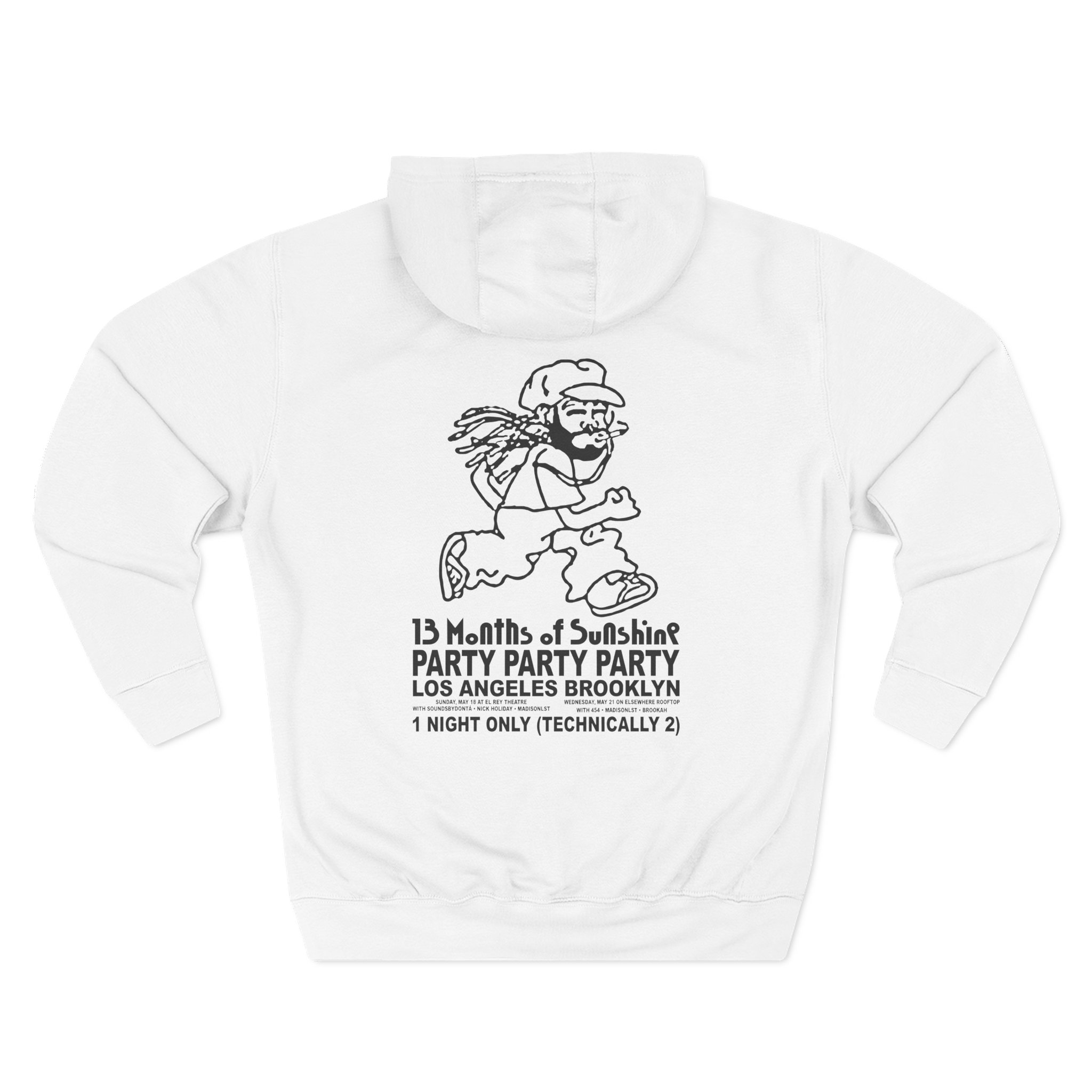 Aminé 13 Seasons Show Three-Panel Fleece Hoodie - Image 2