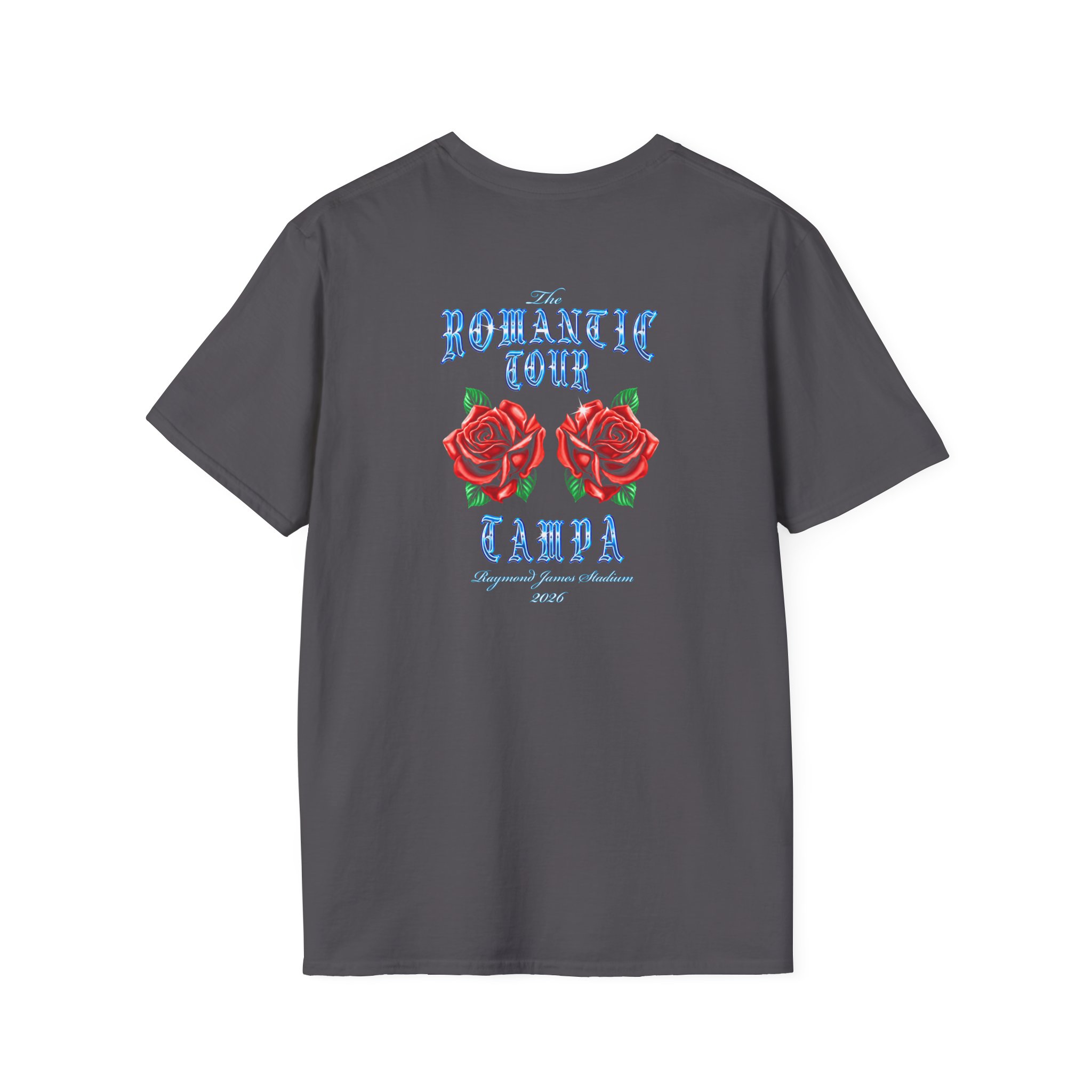 Bruno Mars Tampa the Romantic Unisex Softstyle T-Shirt - Image 8