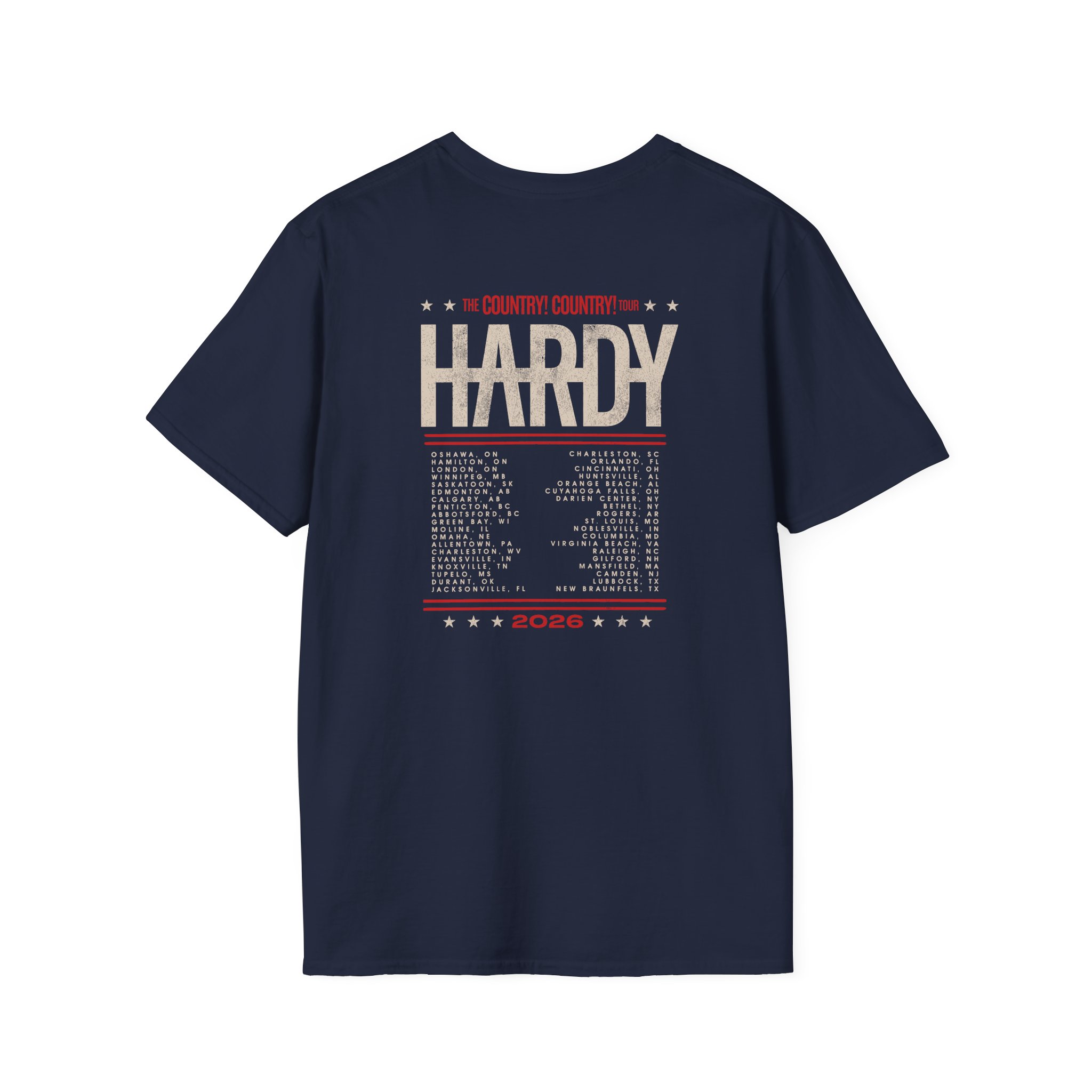 Hd Country! Country! Photo Tour Unisex Softstyle T-Shirt - Image 10