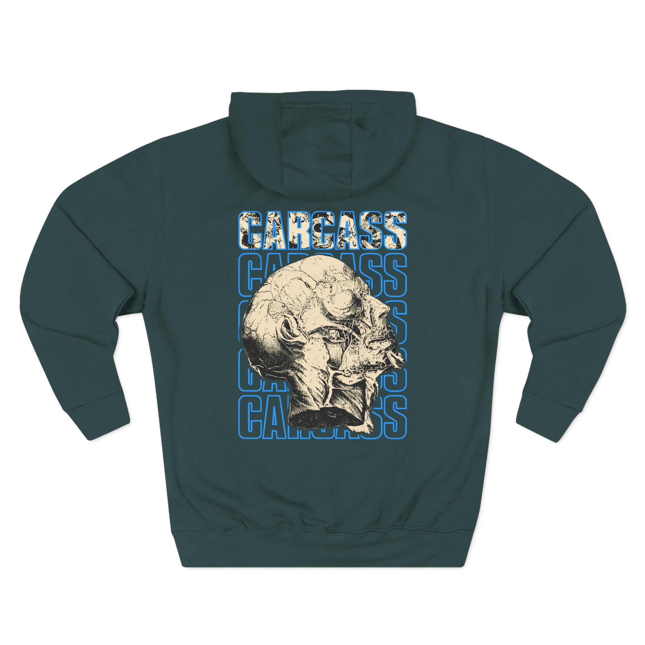 Carcass Head & Tools Three-Panel Fleece Hoodie - Image 14