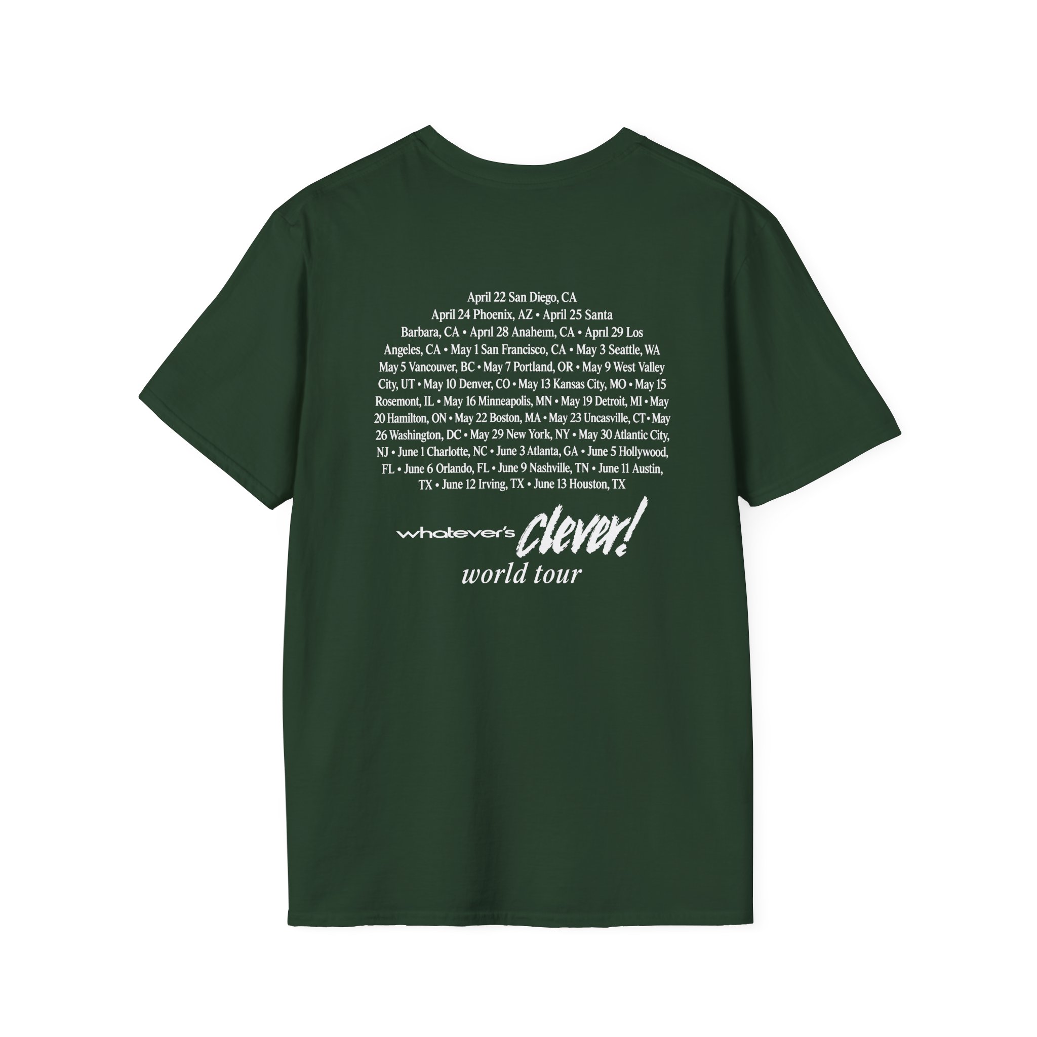 Charlie Puth Charlie Puth 2026 Tour Unisex Softstyle T-Shirt - Image 8