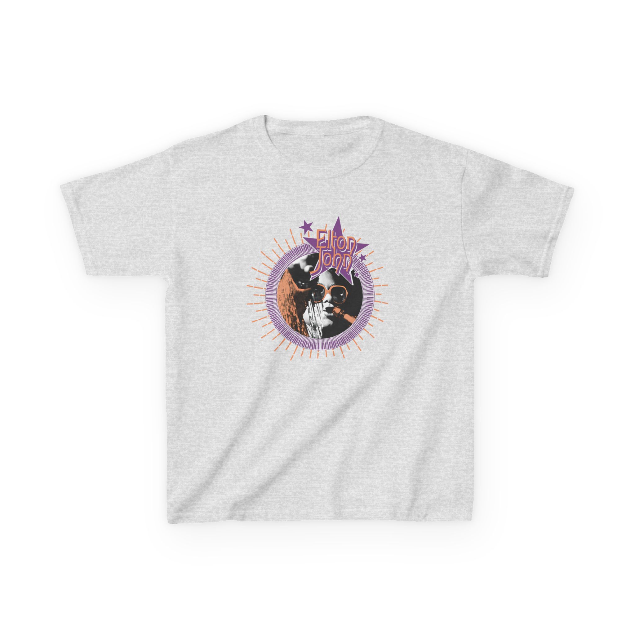 Ej Farewell GYBR Sunburst Piano Frame Photo Kids Heavy Cotton™ Tee - Image 3