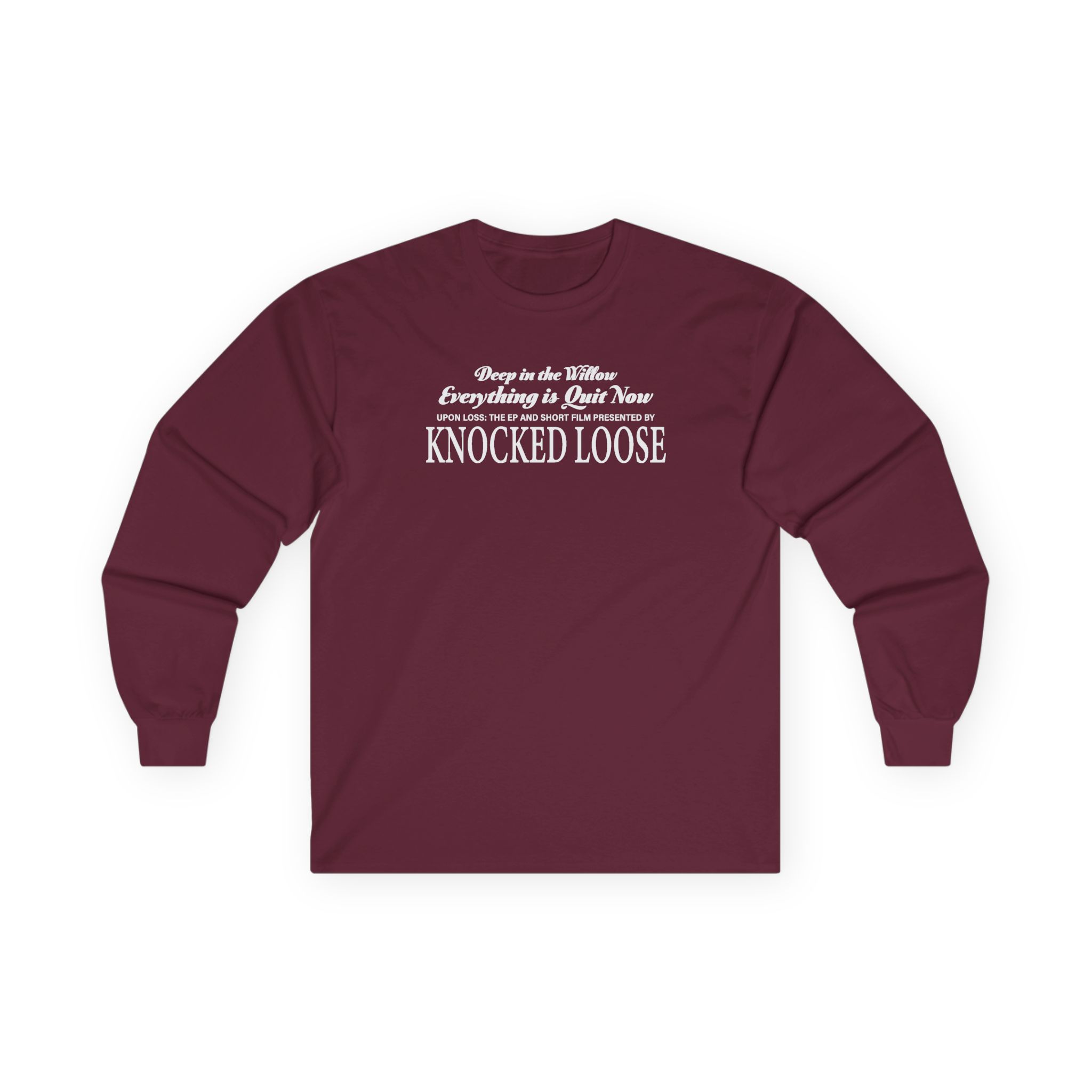Knocked Loose Death Against Us Unisex Ultra Cotton Long Sleeve Tee - Image 3