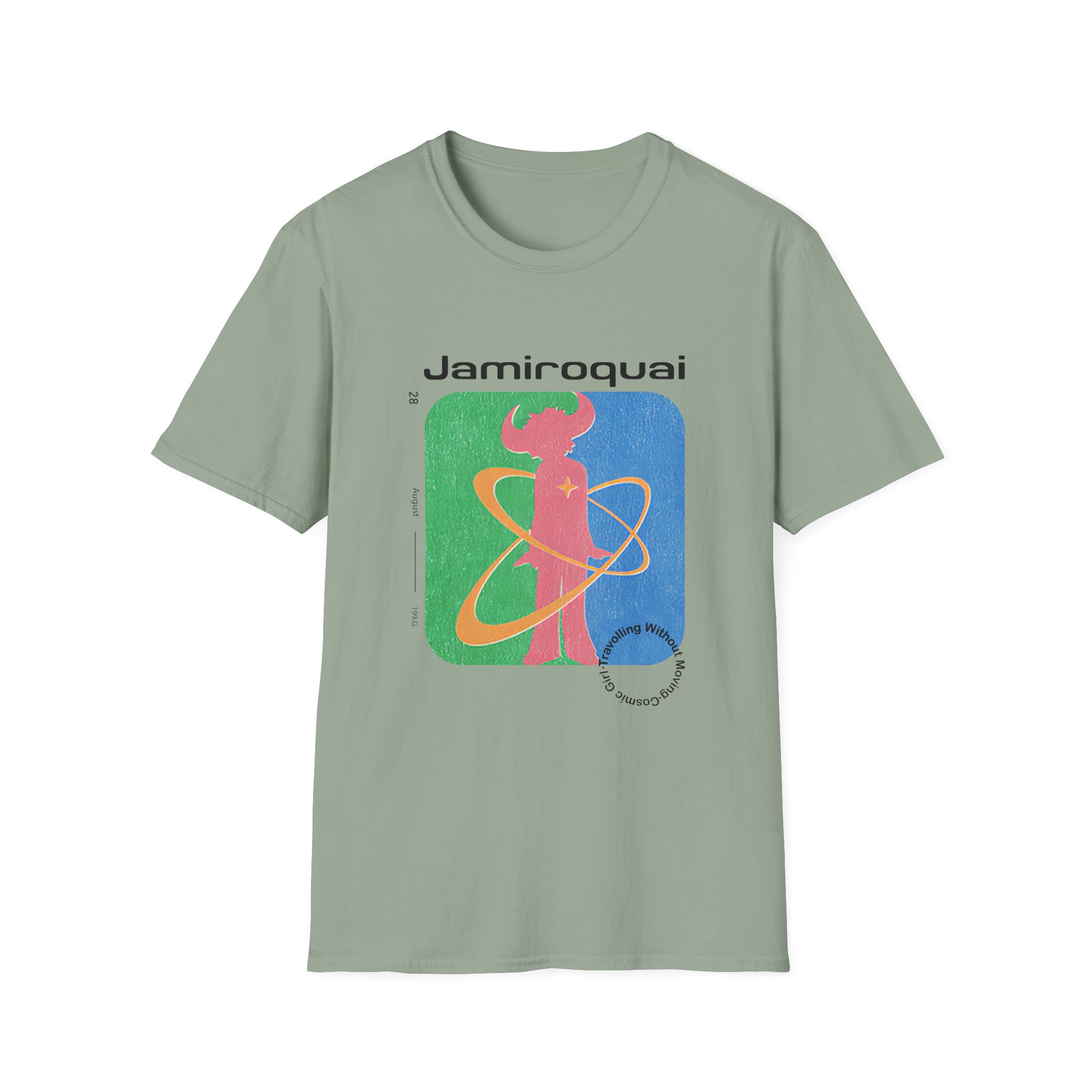 Calvin Harris Cosmic Girl Embroidered Unisex Softstyle T-Shirt - Image 15