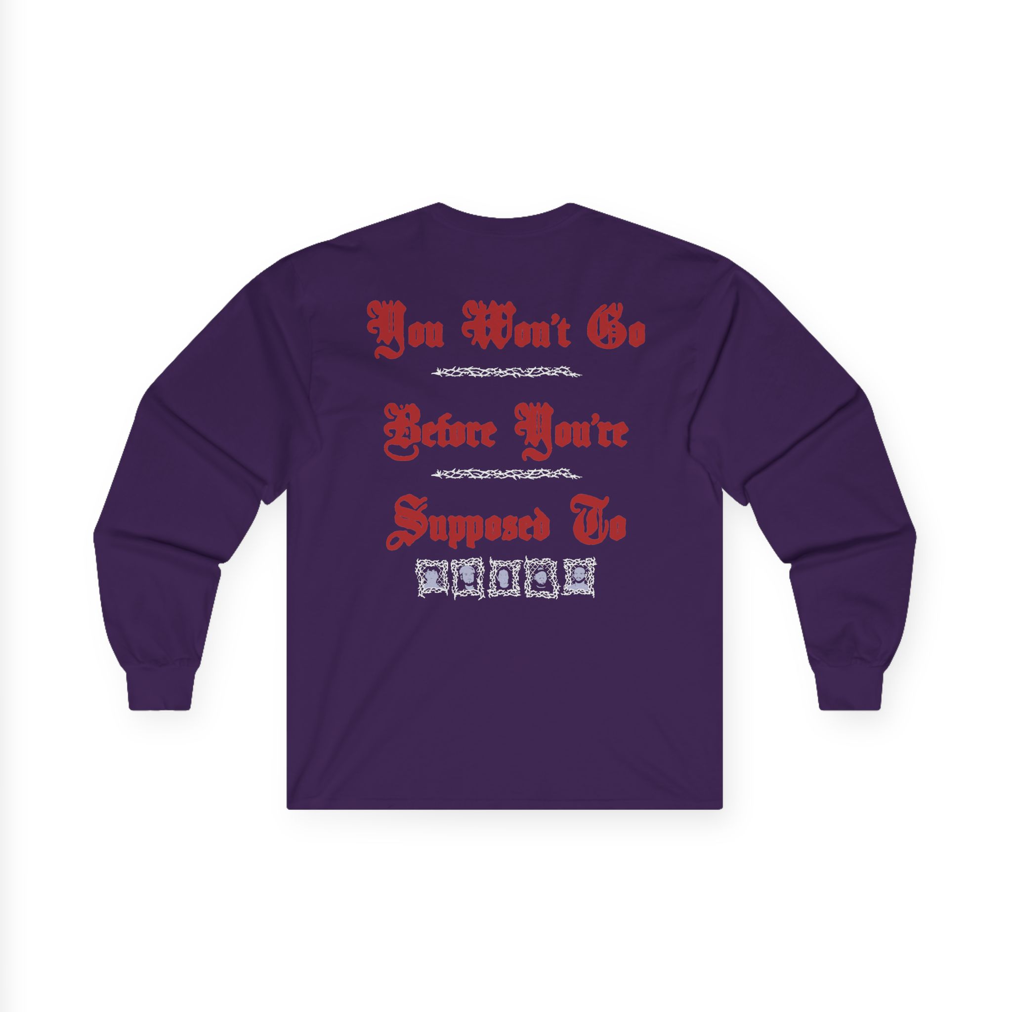 Knocked Loose Girl Knife Suffocate Unisex Ultra Cotton Long Sleeve Tee - Image 12