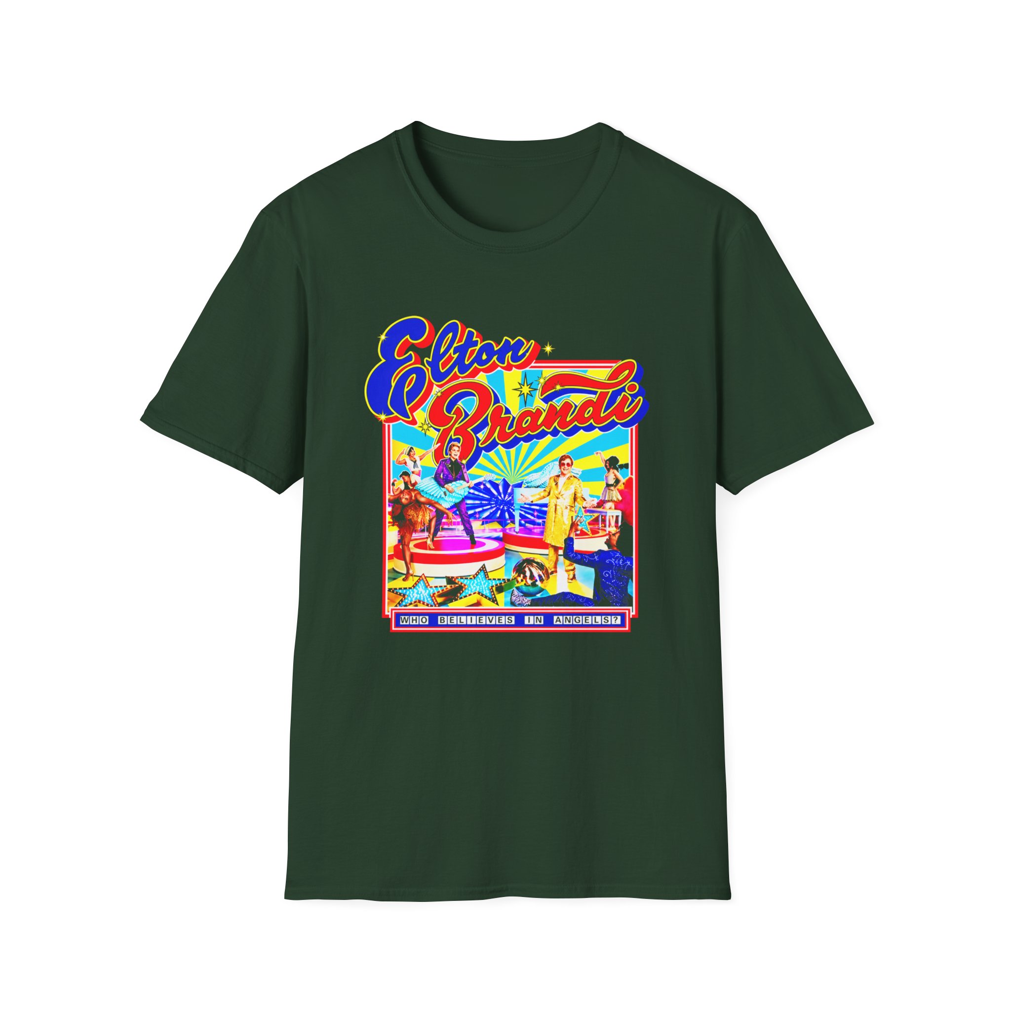 Ej Farewell Who Believes in Angels Unisex Softstyle T-Shirt - Image 5