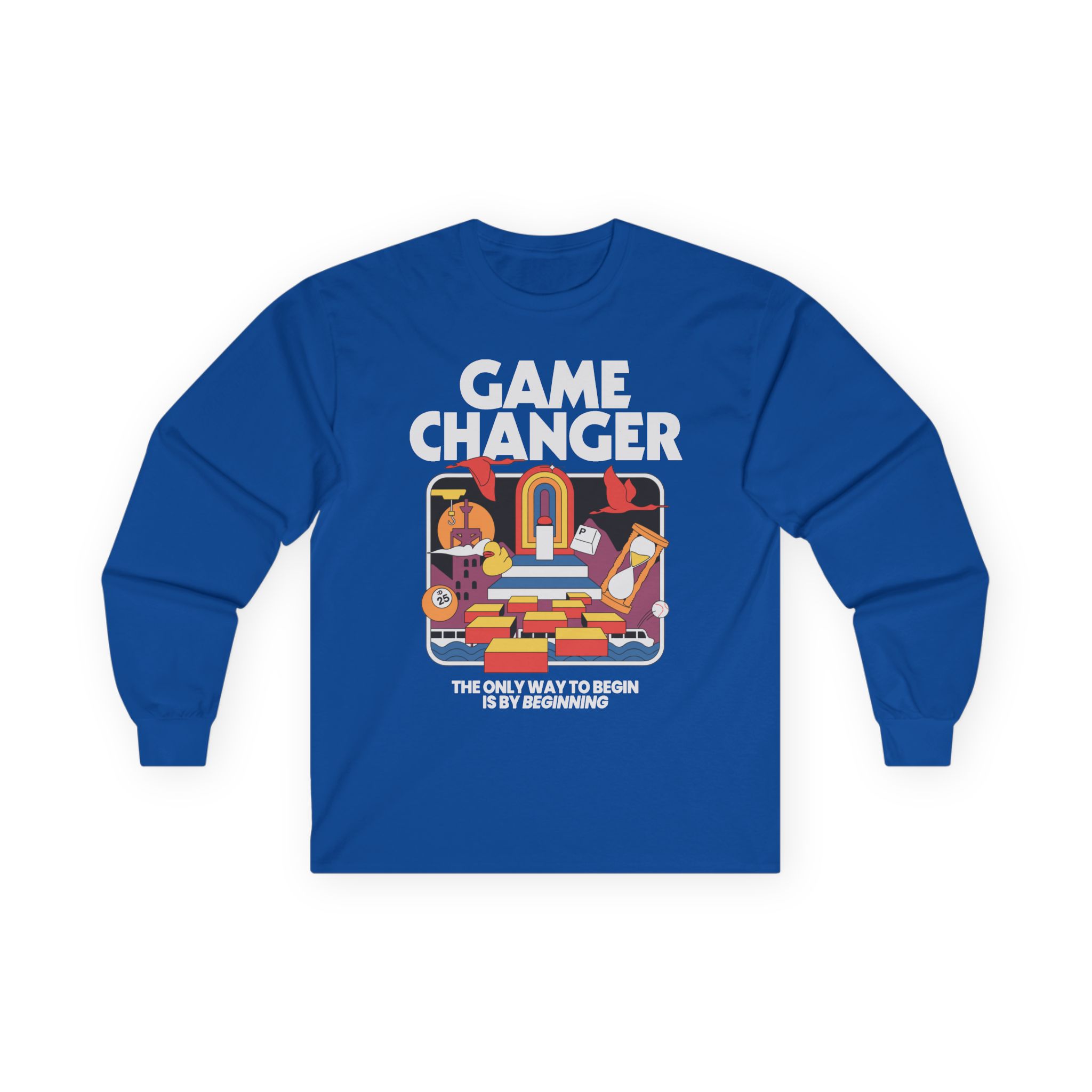 Dropout Game Changer Ringer Unisex Ultra Cotton Long Sleeve Tee - Image 9