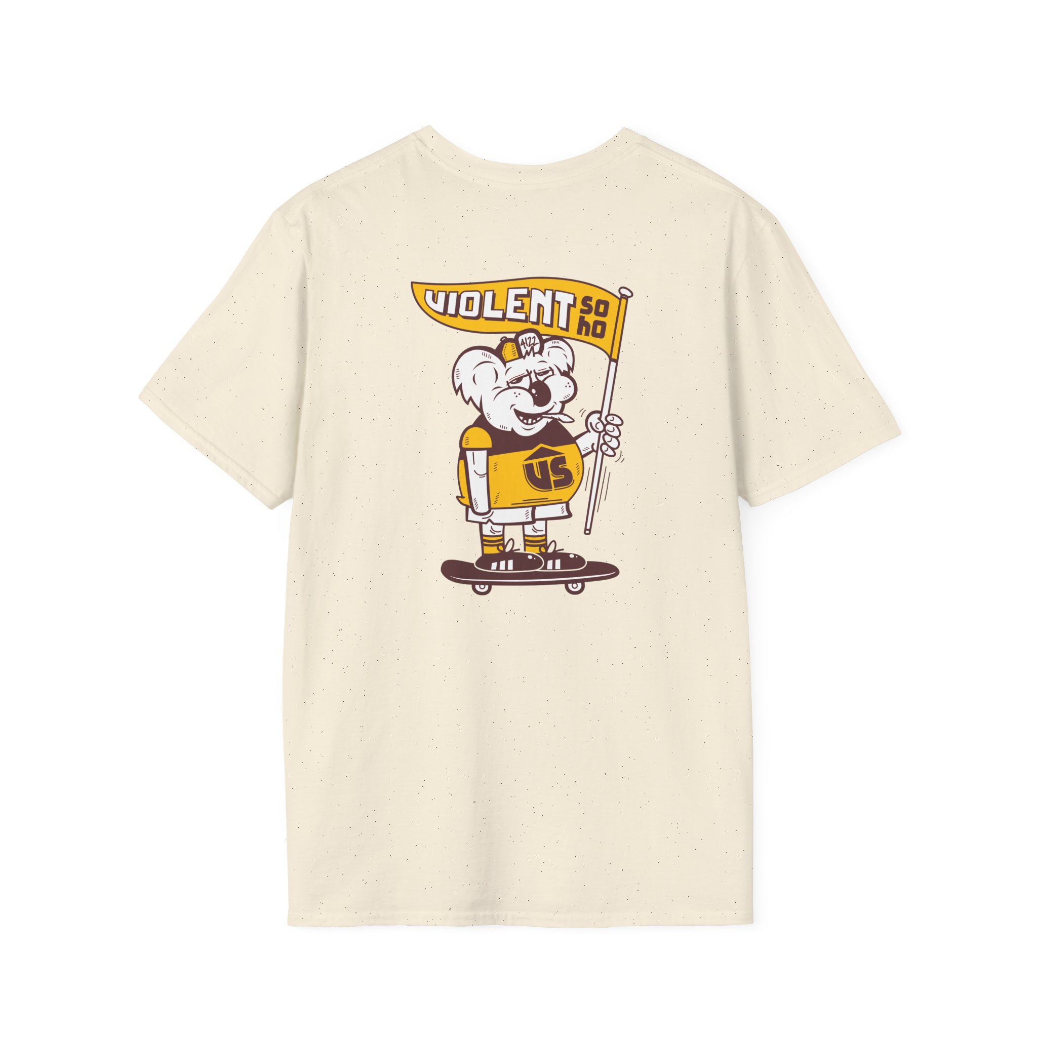 Violent Soho Brisbane Bears Unisex Softstyle T-Shirt - Image 14