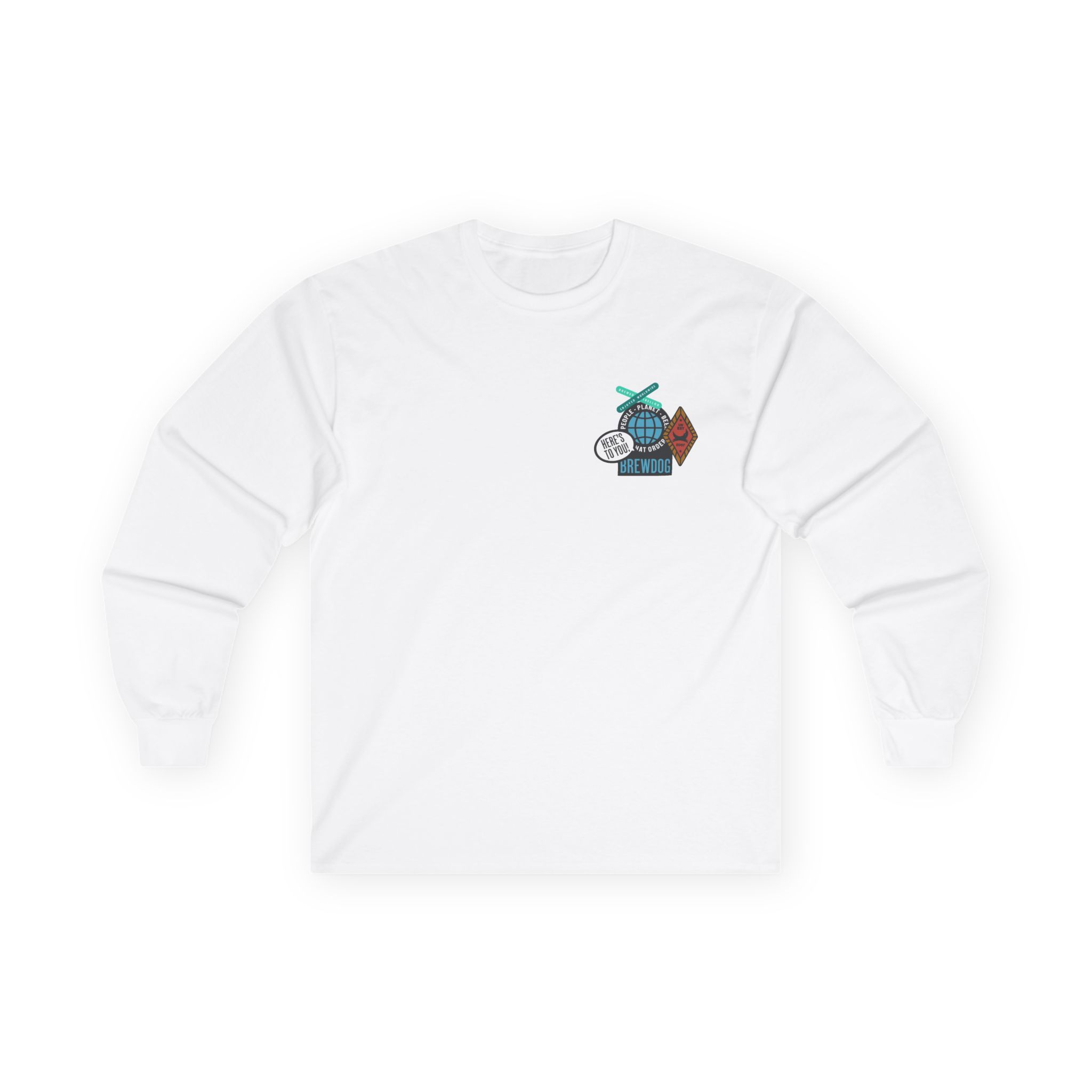 Brewdog Punk Sticker Unisex Ultra Cotton Long Sleeve Tee