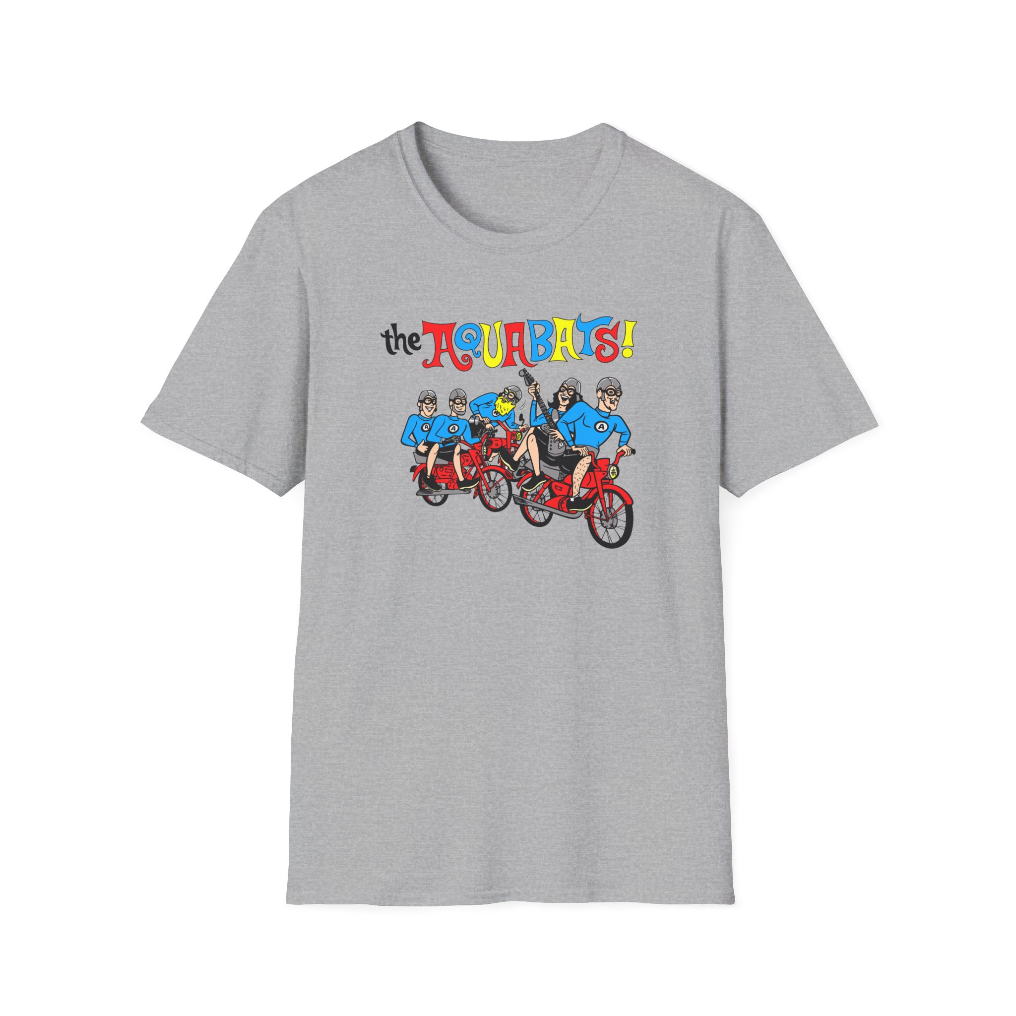 The Aquabats on a Bike! Unisex Softstyle T-Shirt - Image 7