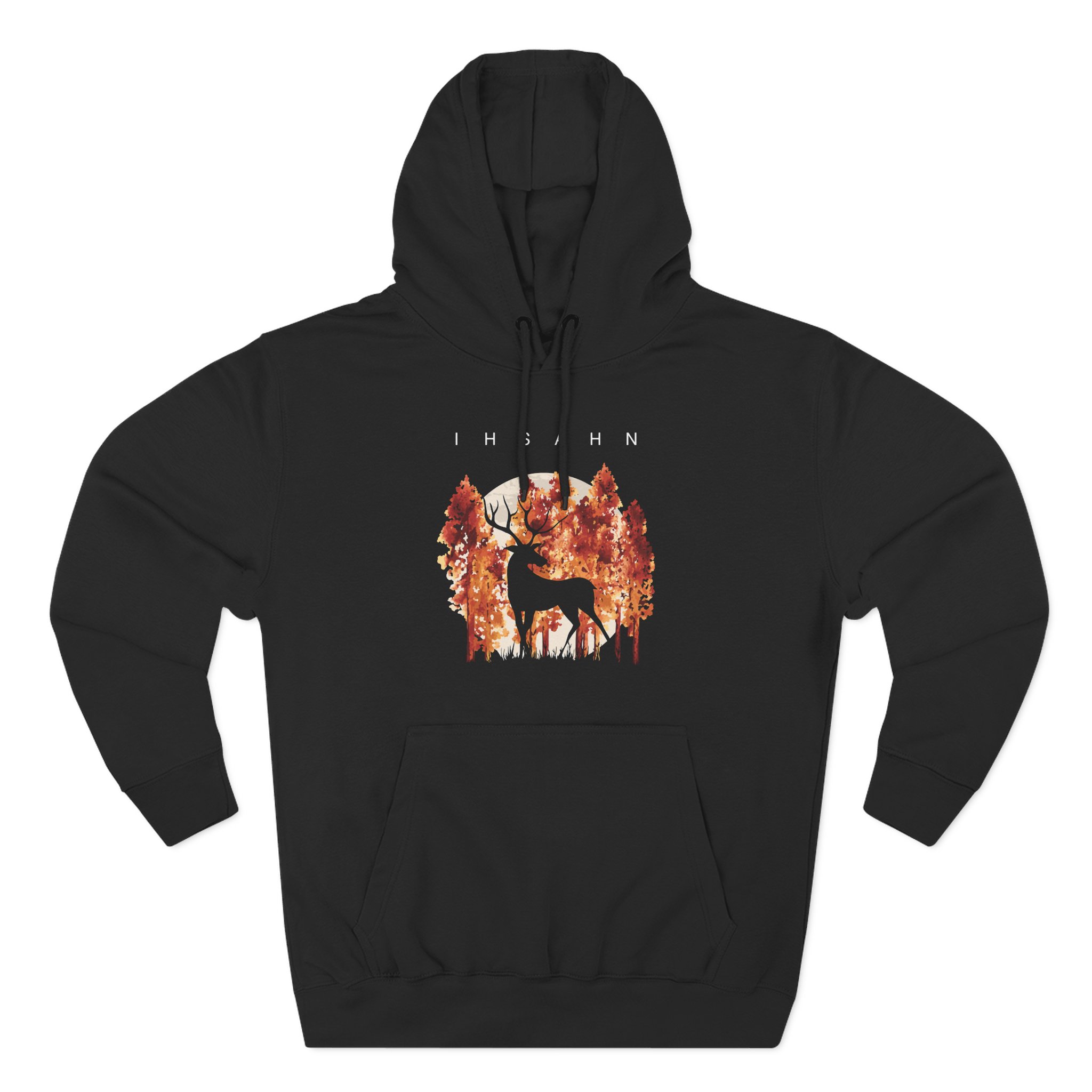 Ihsahn Silhouette Three-Panel Fleece Hoodie