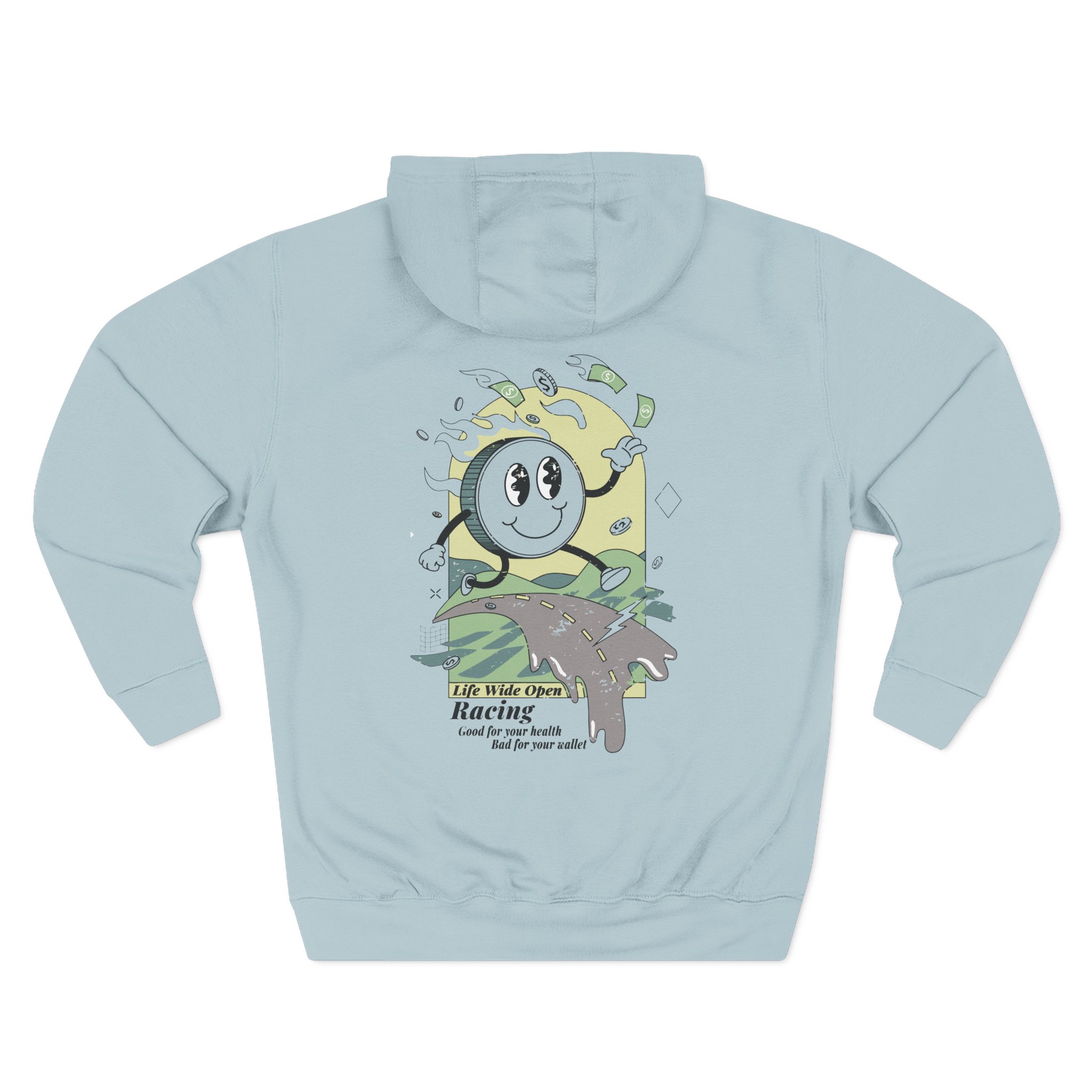 Cboystv Racing Coin Three-Panel Fleece Hoodie - Image 12
