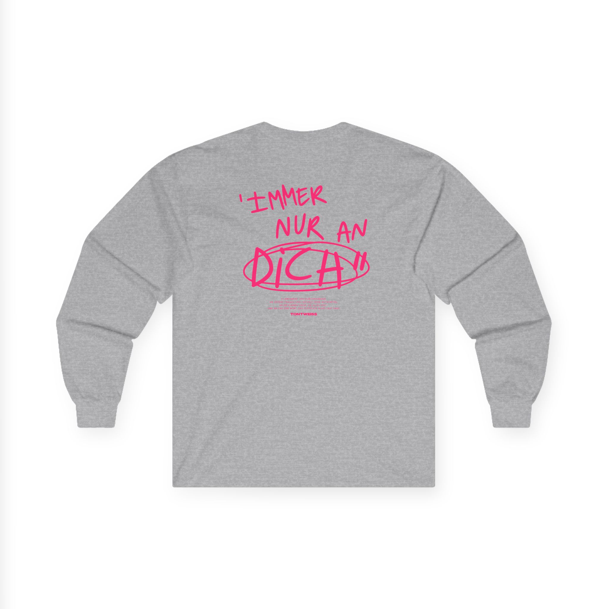Tom Twers Immer Nur an Dich Unisex Ultra Cotton Long Sleeve Tee - Image 6