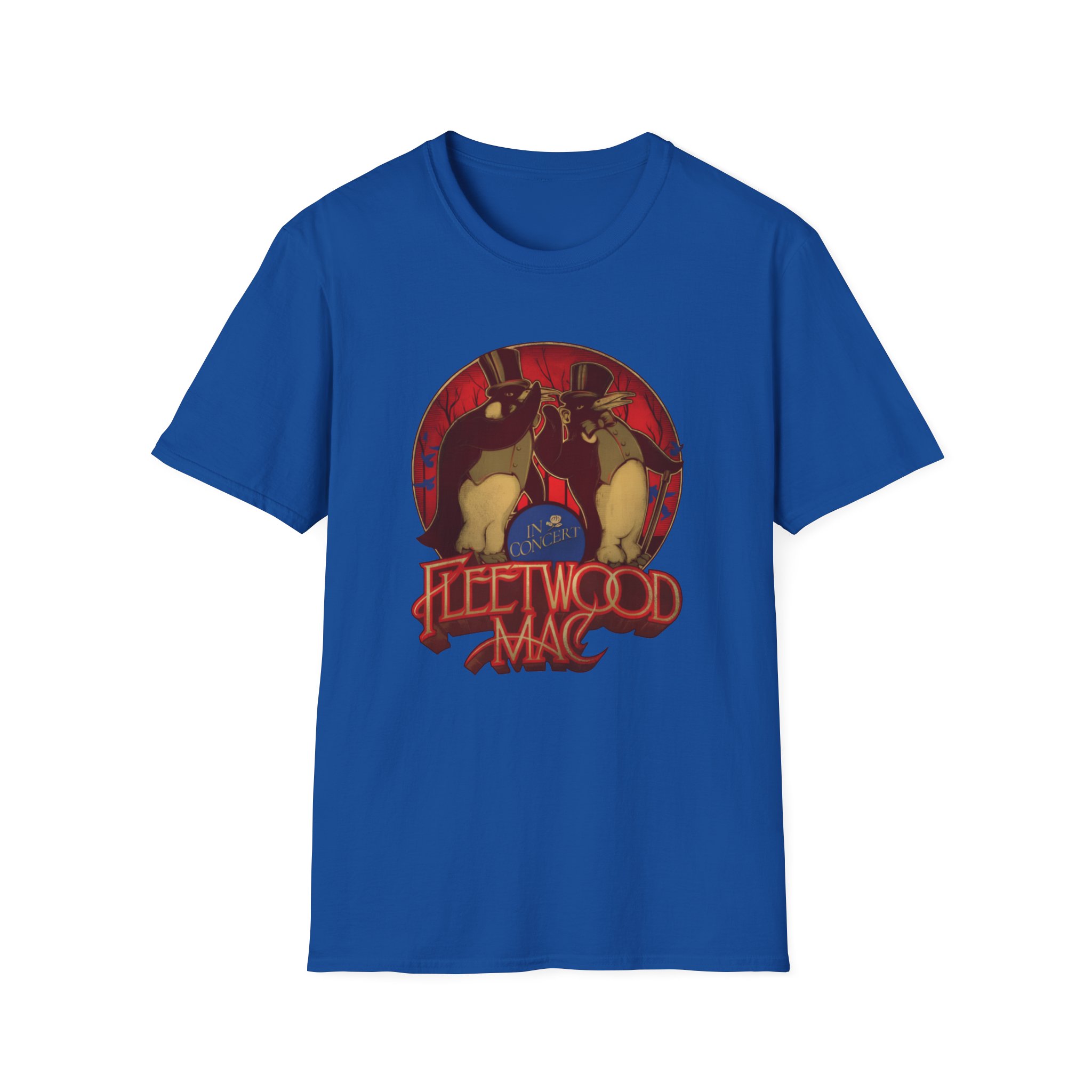 Fleetwood Mac Penguin Unisex Softstyle T-Shirt - Image 9