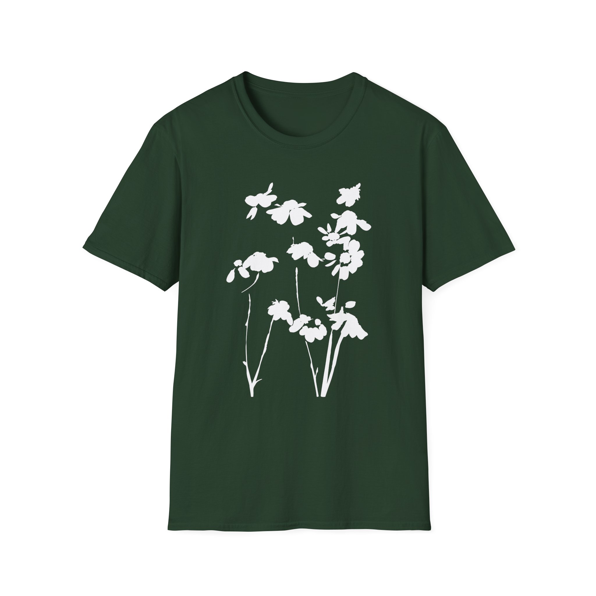 AG petal blurred flowers Unisex Softstyle T-Shirt - Image 9