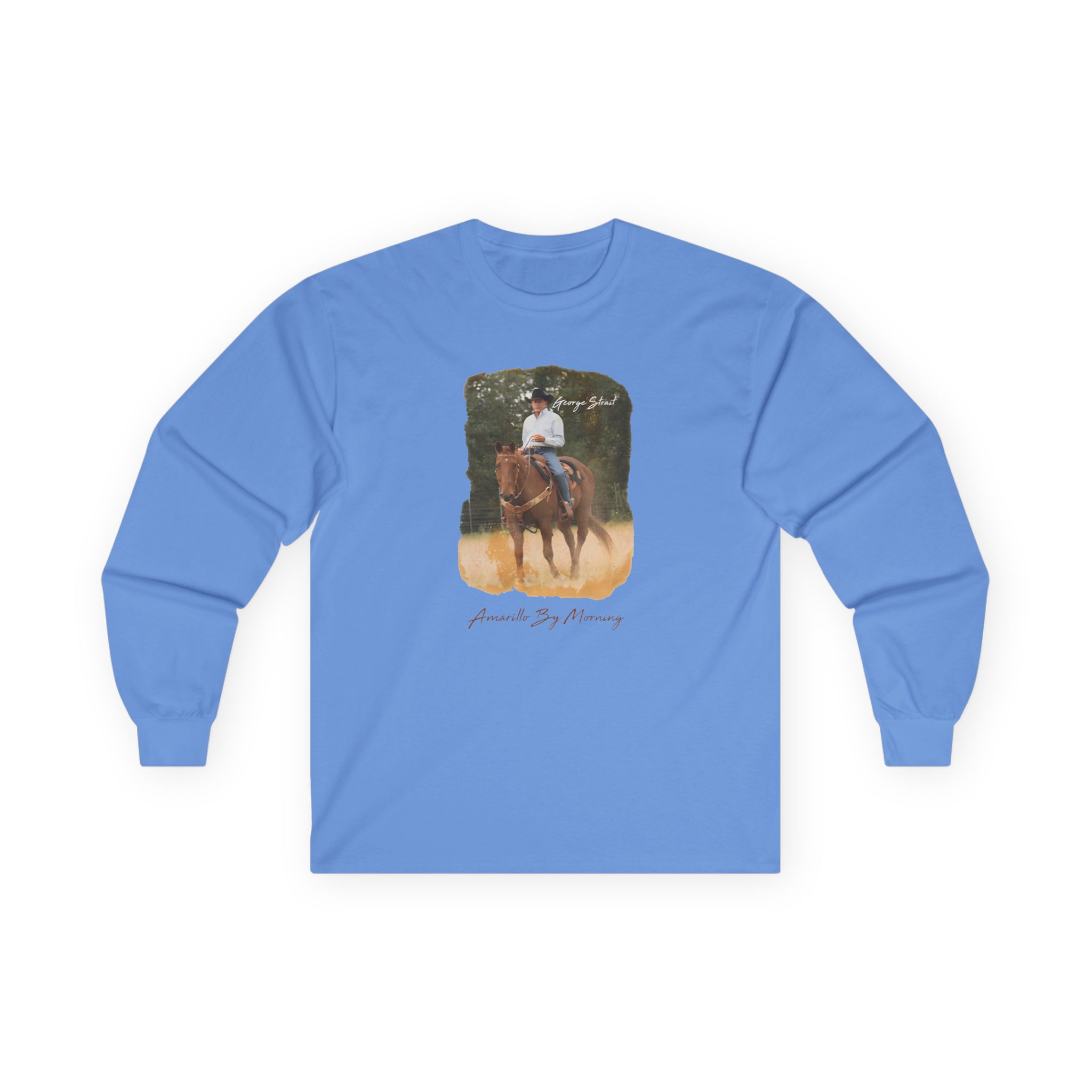 George Strait Amarillo by Morning Unisex Ultra Cotton Long Sleeve Tee - Image 9