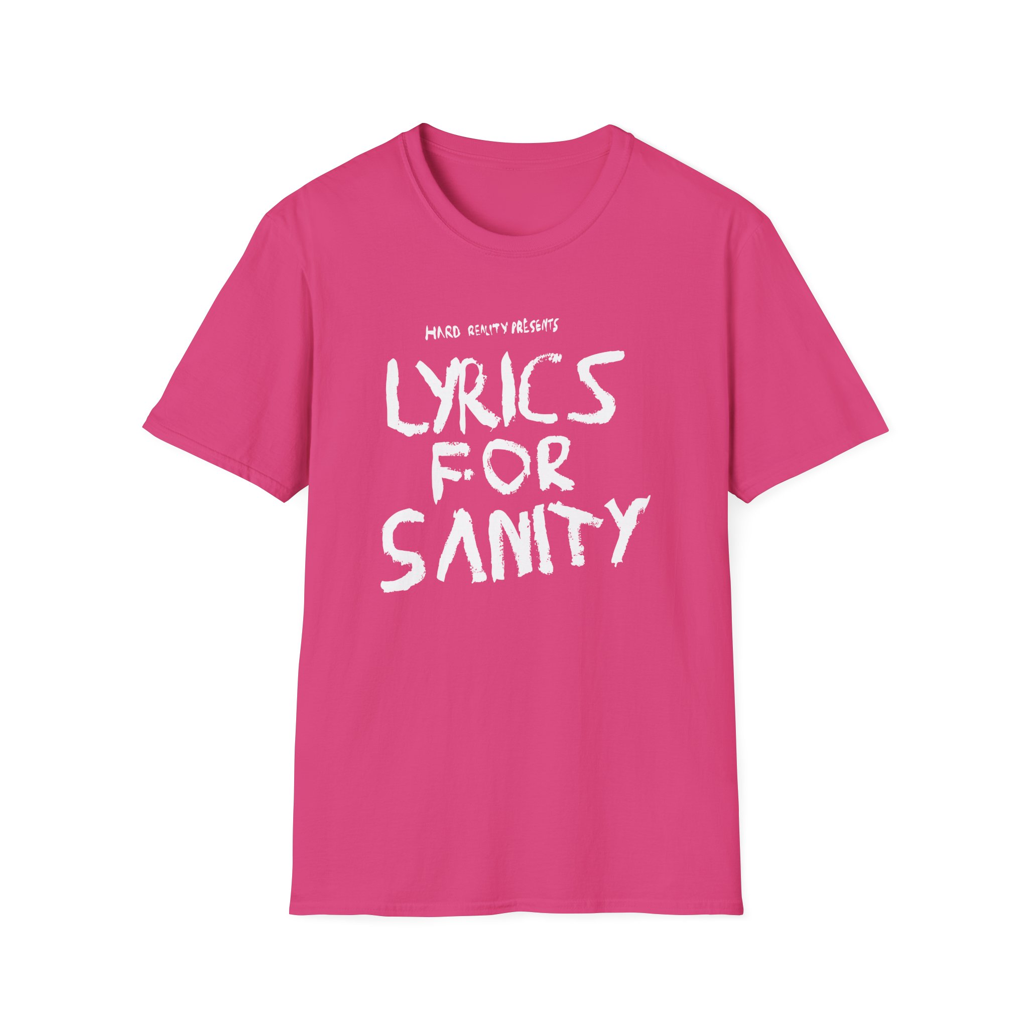 Songer Lyrics for Sanity Unisex Softstyle T-Shirt - Image 21