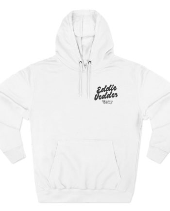 Eddie Vedder AZ Map Three-Panel Fleece Hoodie